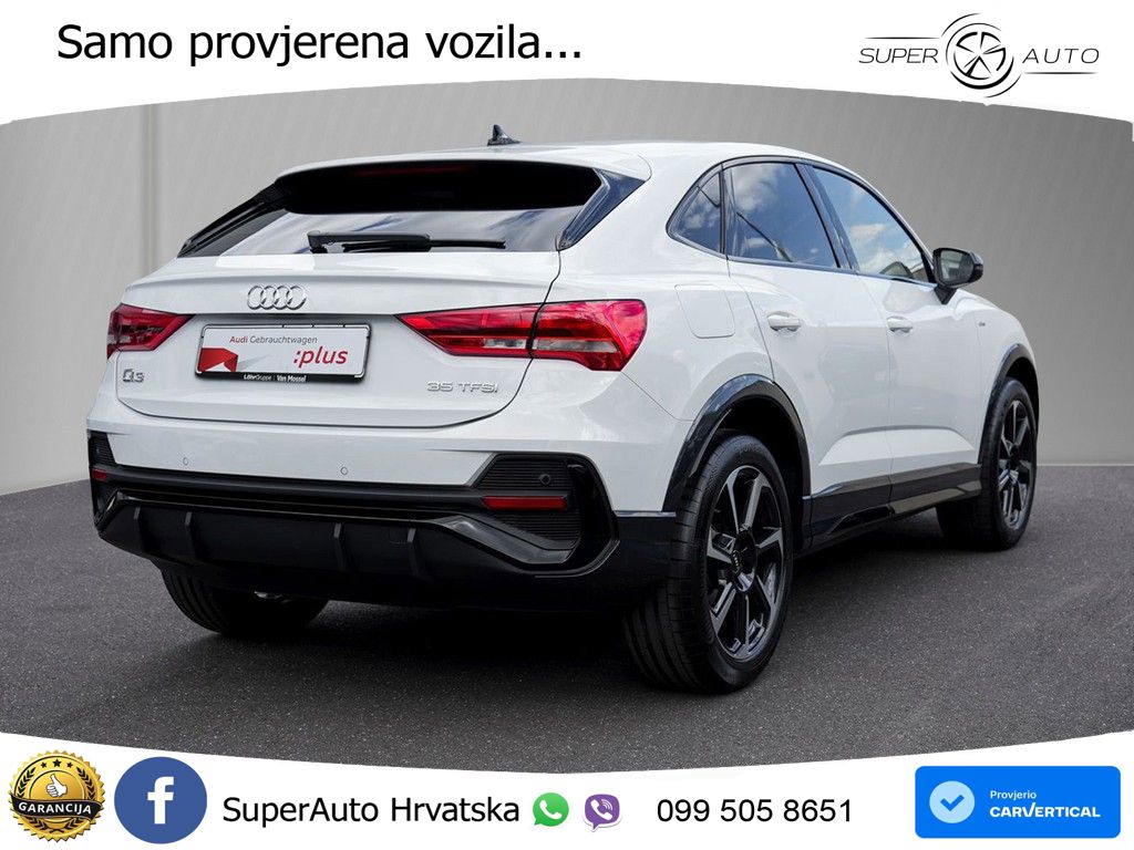 Audi Q3 II Sportback 35 TFSI (150 KS) S tronic S line LED+GR SJED+ACC