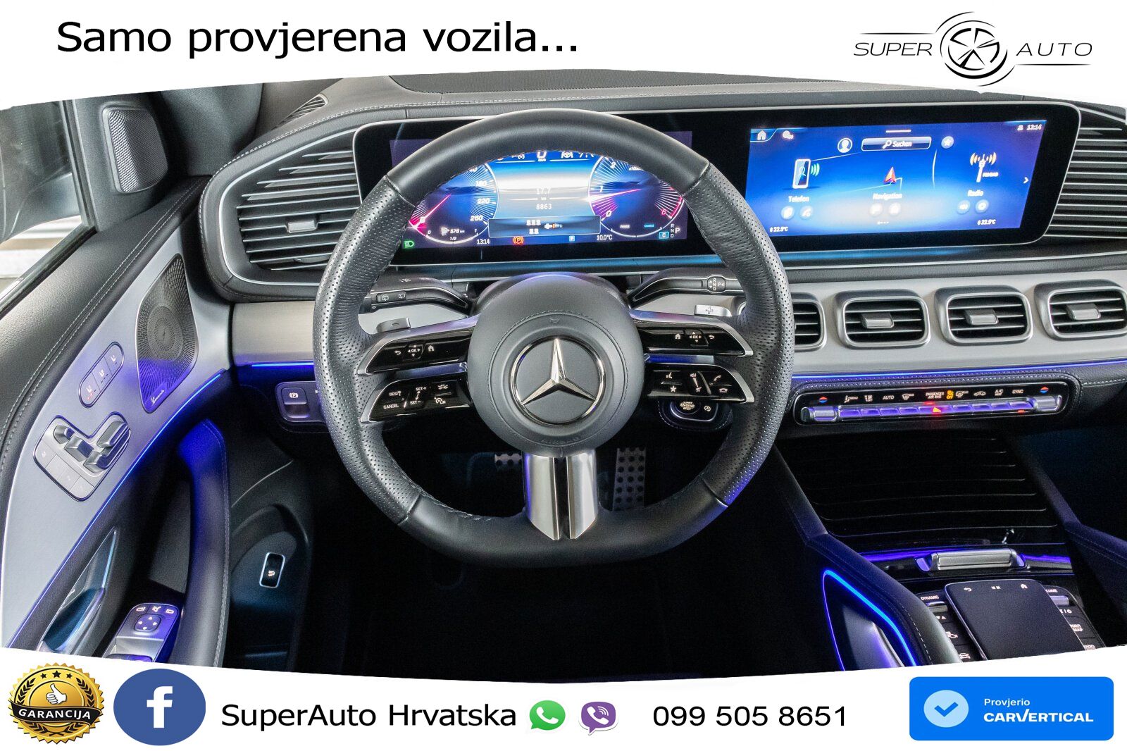 Mercedes-Benz GLS GLS 350d EQ Boost 4MATIC 9G-TRONIC AMG ZRAČNI+ACC+GR SJED+KAM+PANO
