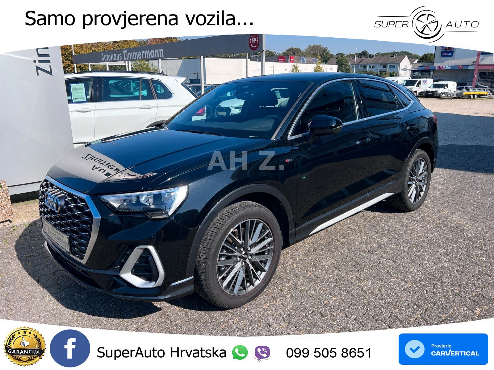 Audi Q3 II Sportback 40 TFSI (190 KS) quattro S tronic S line LED+GR SJED+ACC
