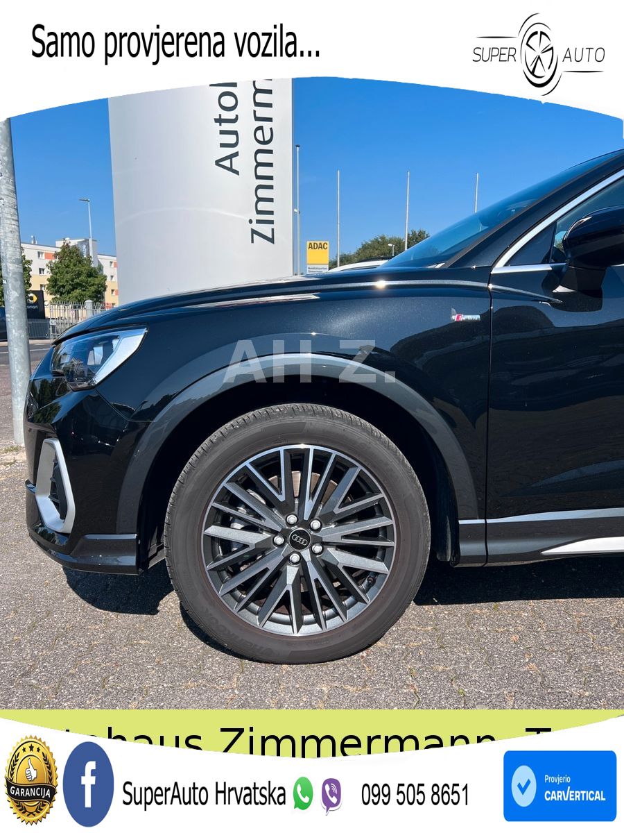 Audi Q3 II Sportback 40 TFSI (190 KS) quattro S tronic S line LED+GR SJED+ACC
