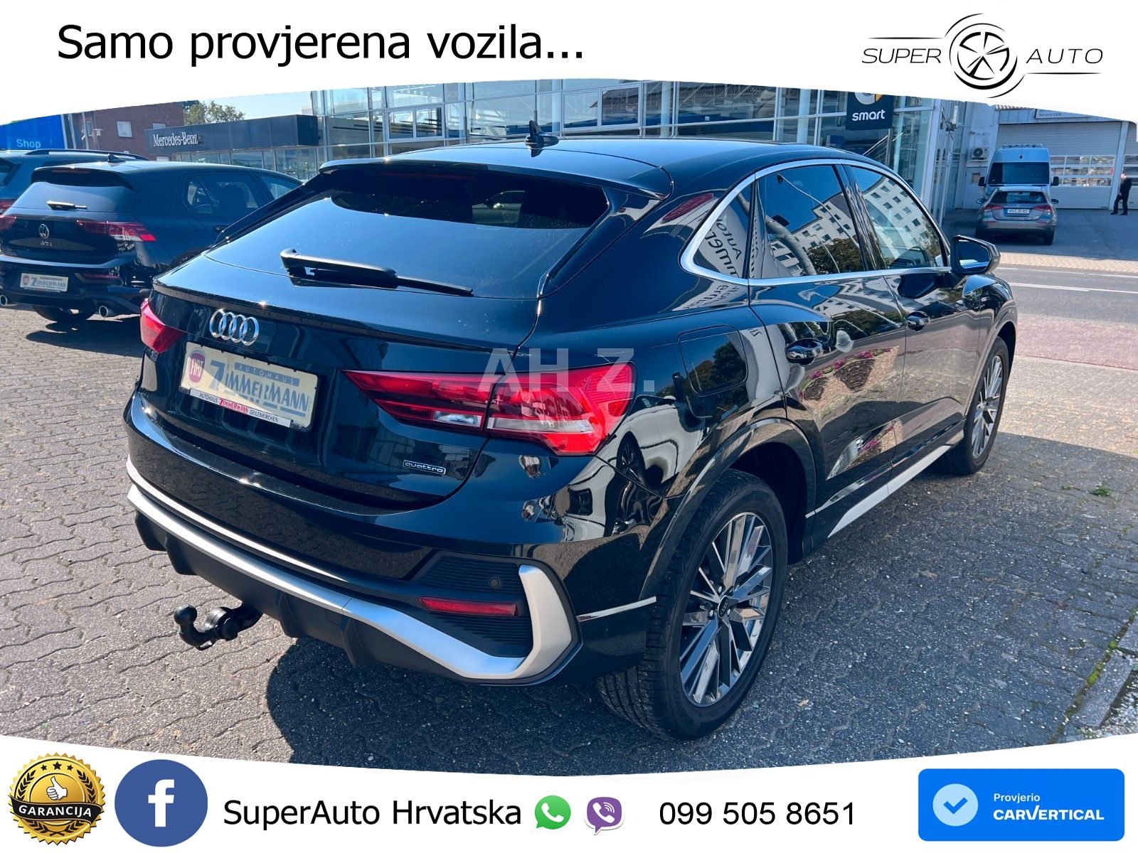 Audi Q3 II Sportback 40 TFSI (190 KS) quattro S tronic S line LED+GR SJED+ACC