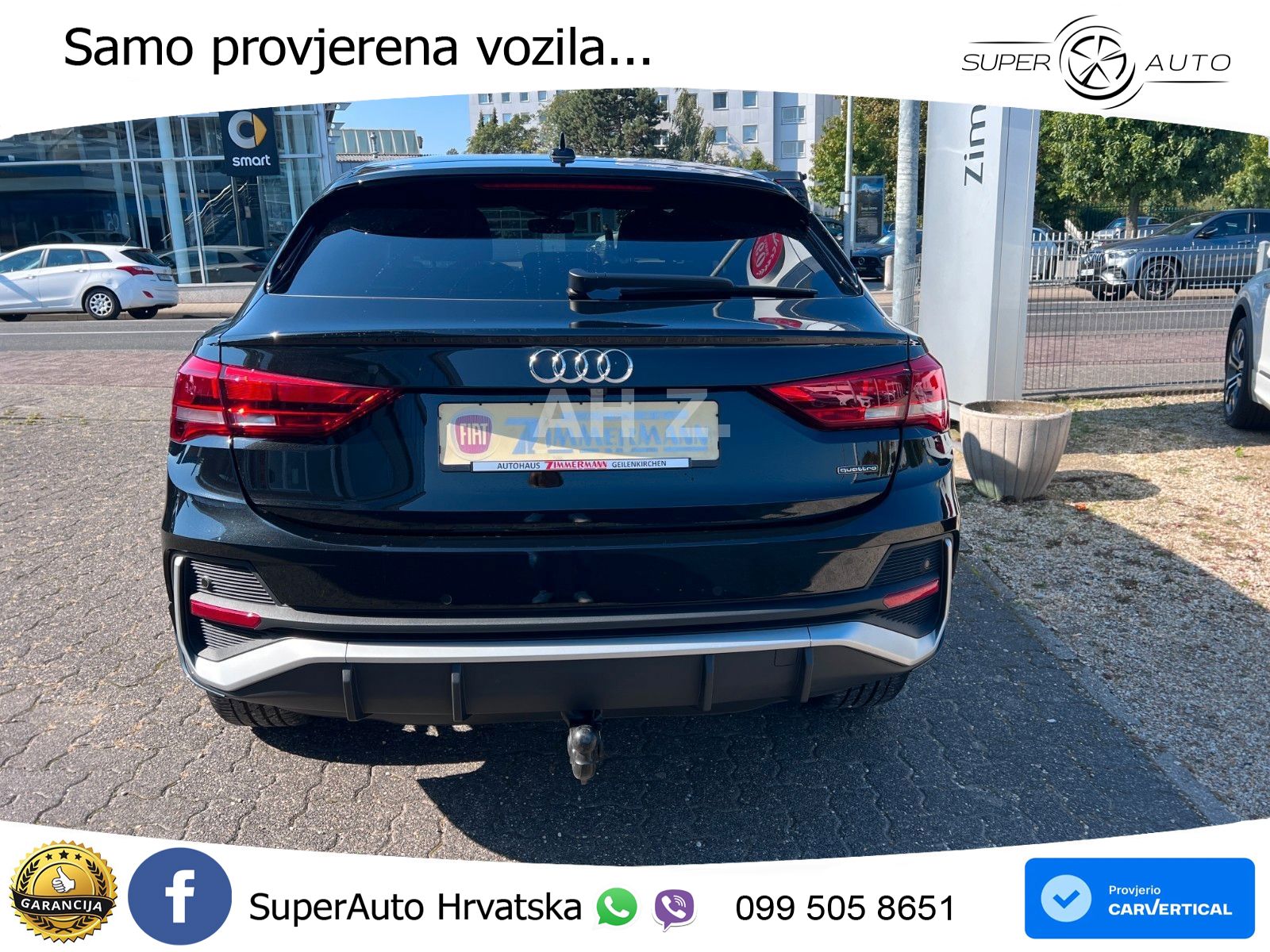 Audi Q3 II Sportback 40 TFSI (190 KS) quattro S tronic S line LED+GR SJED+ACC