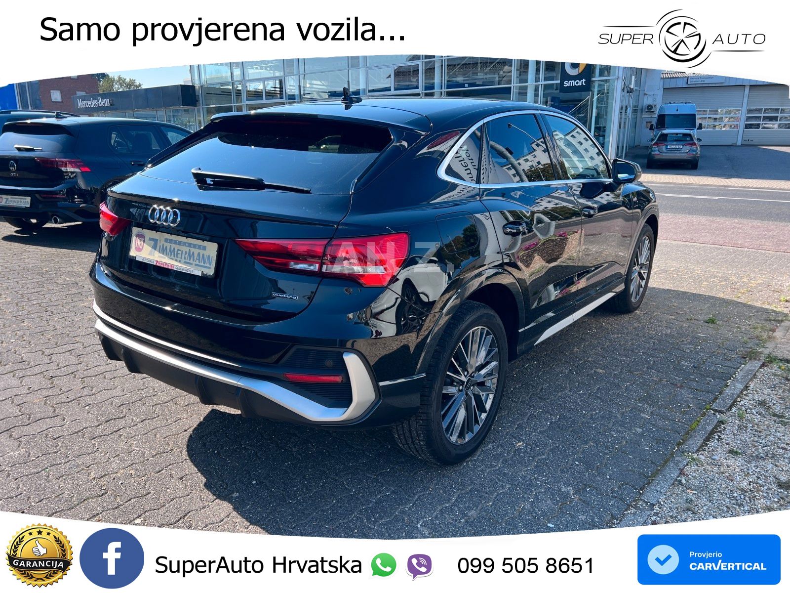 Audi Q3 II Sportback 40 TFSI (190 KS) quattro S tronic S line LED+GR SJED+ACC