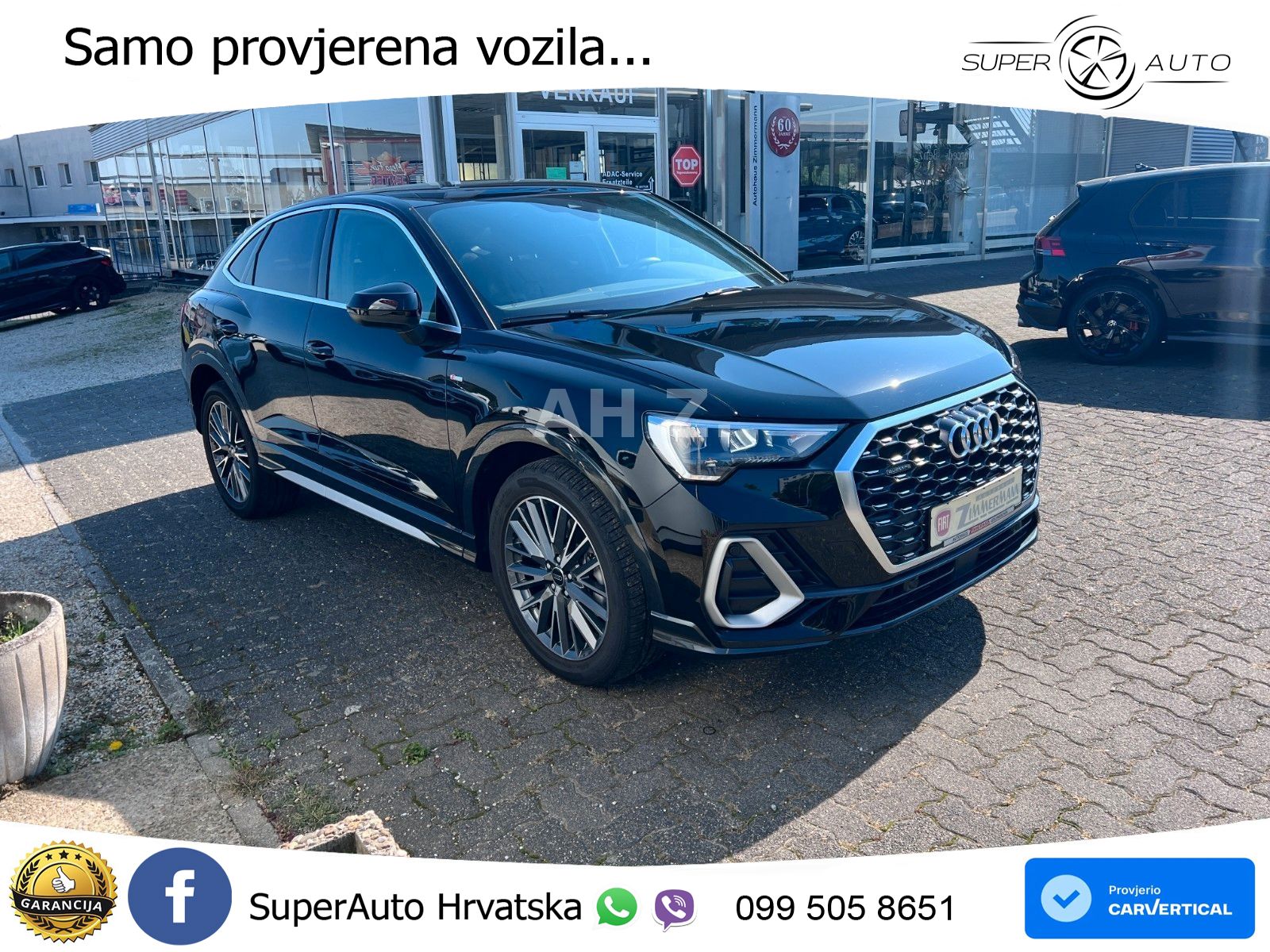 Audi Q3 II Sportback 40 TFSI (190 KS) quattro S tronic S line LED+GR SJED+ACC