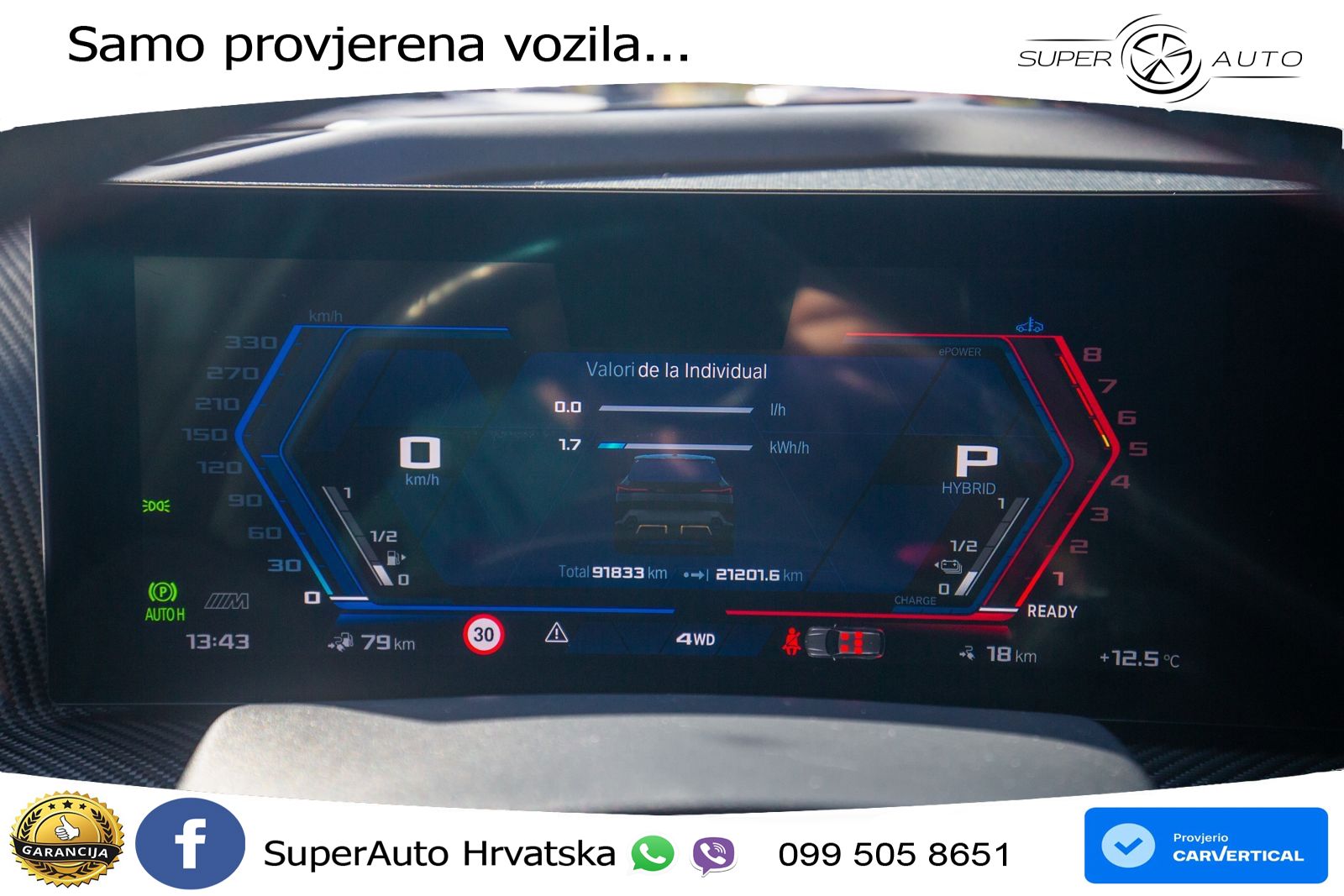 BMW XM 50e (476 KS) M xDrive M Steptronic