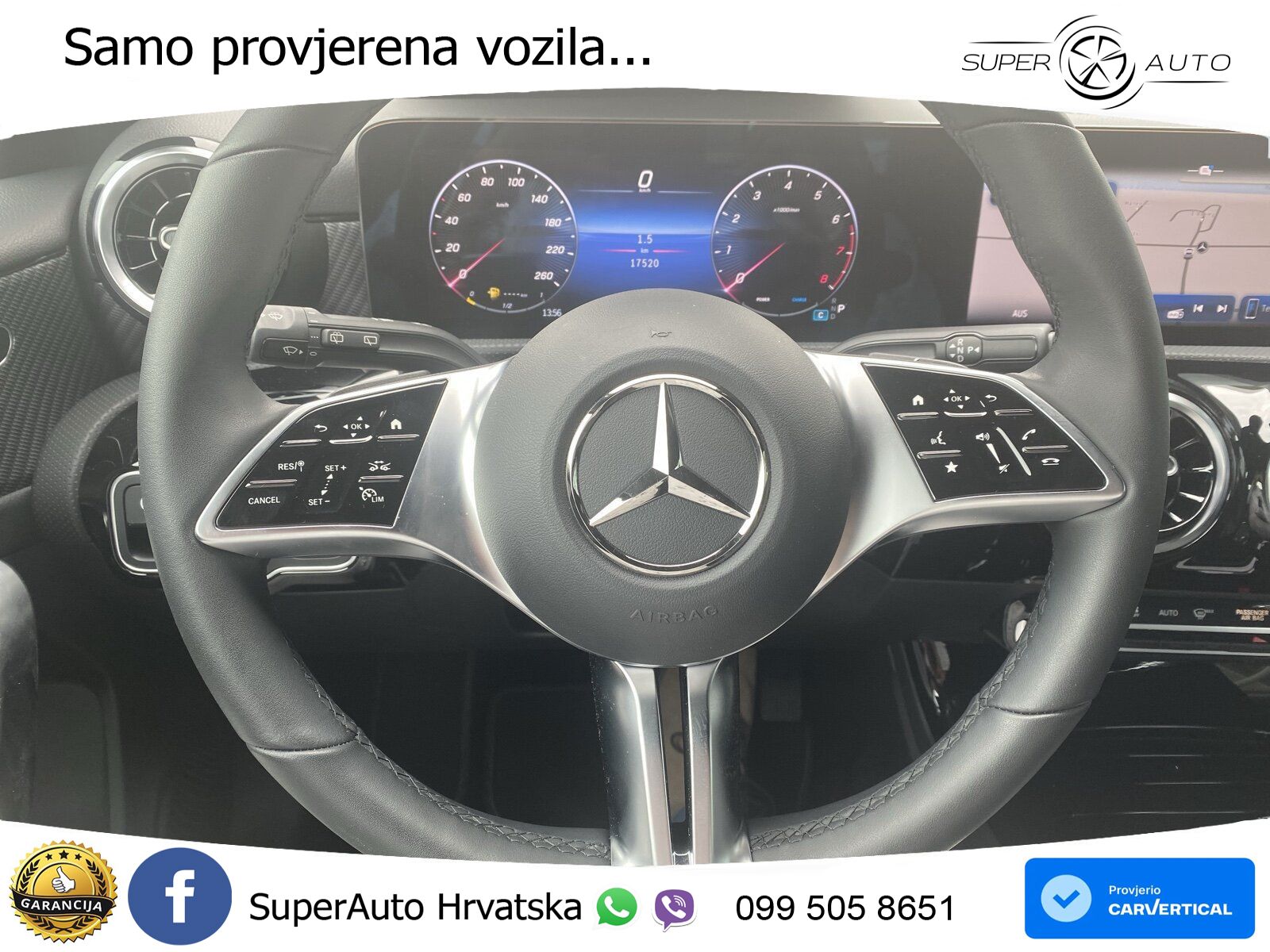 Mercedes-Benz A 180 7G-DCT LED+GR SJED+ACC