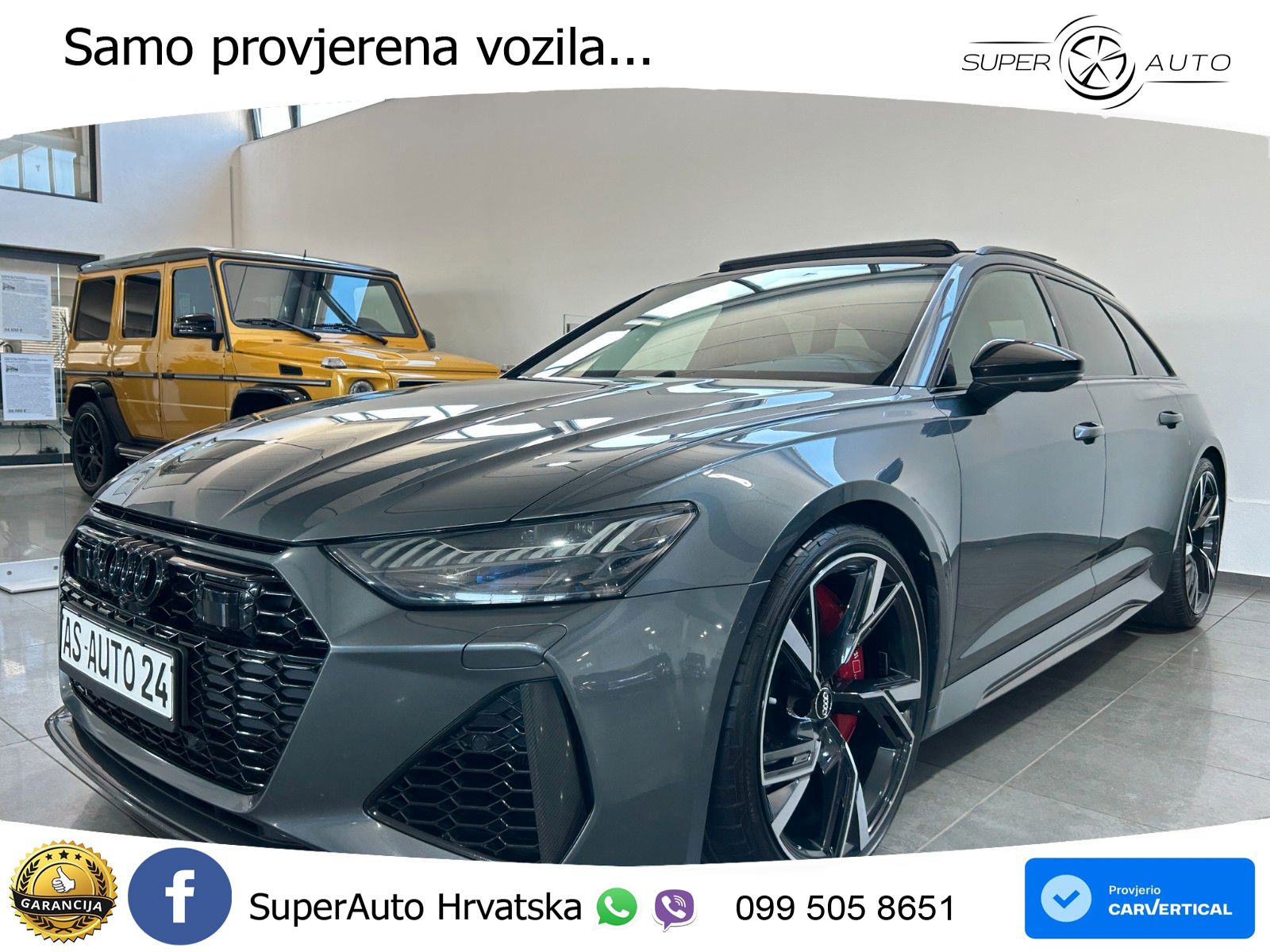 Audi RS6 Avant 4.0 TFSI V8 (600 KS) quattro Tiptronic LED+GR SJED+ACC
