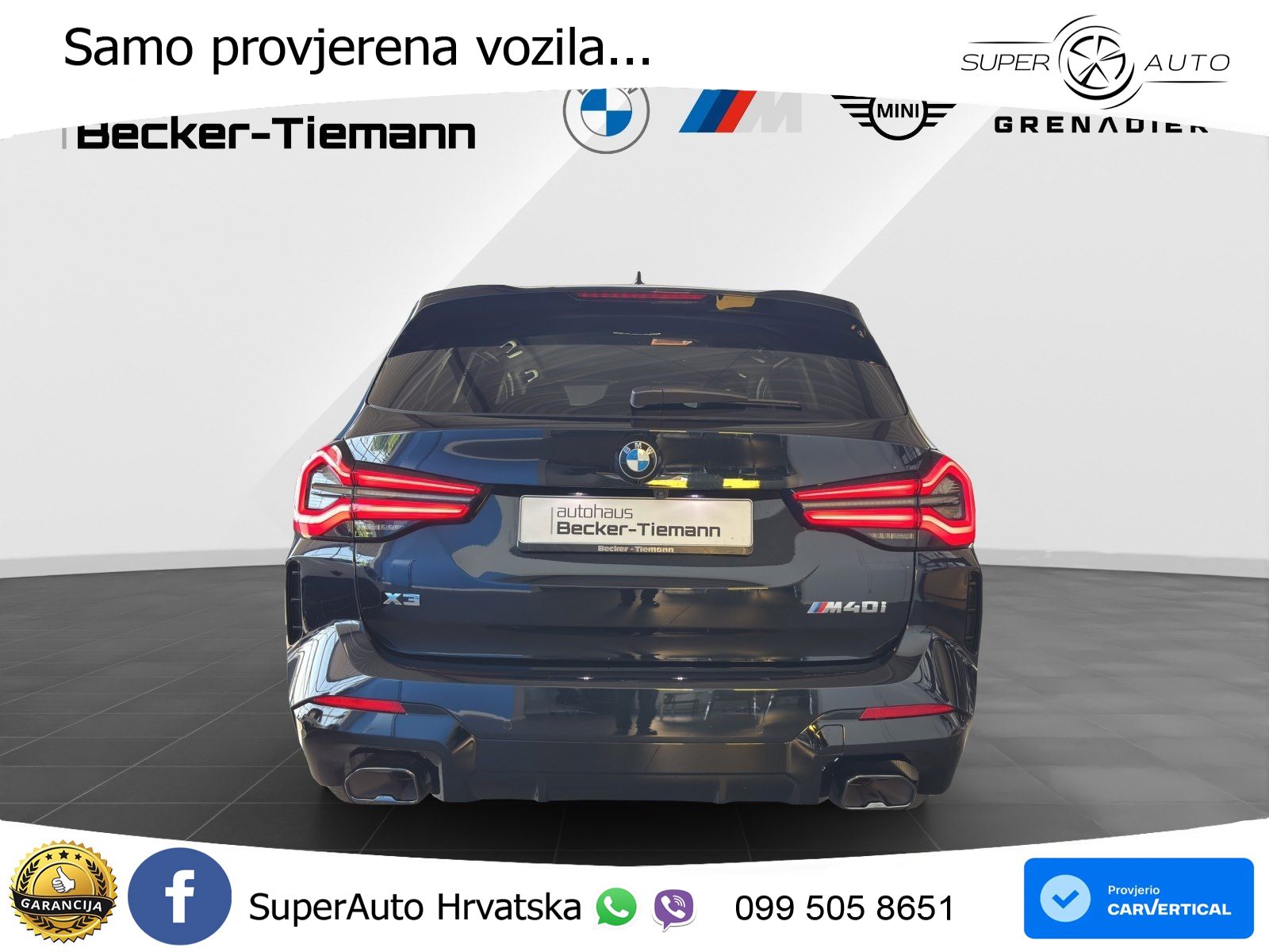 BMW X3 M40i xDrive Steptronic LED+GR SJED+ACC