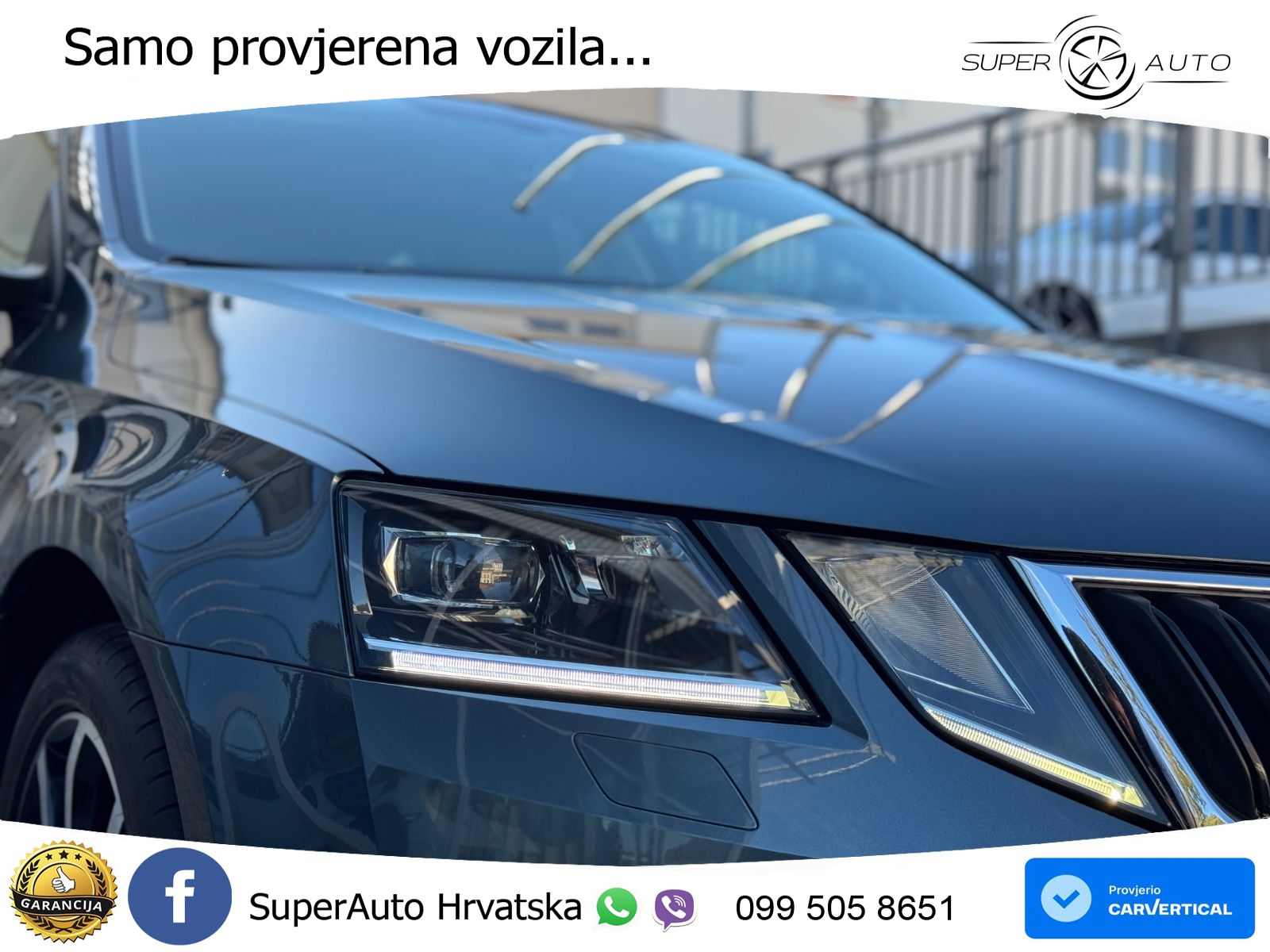 Škoda Octavia Combi 2.0 TDI (150 KS) DSG LED+GR SJED+ACC