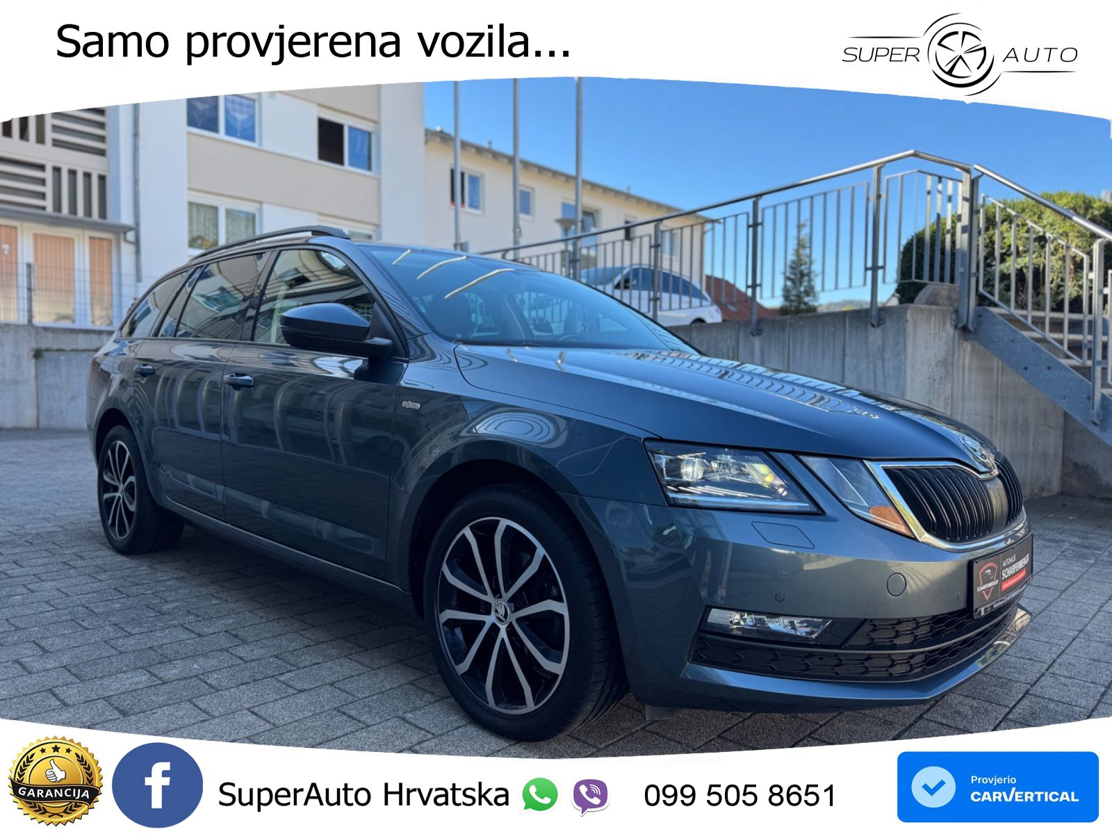 Škoda Octavia Combi 2.0 TDI (150 KS) DSG LED+GR SJED+ACC