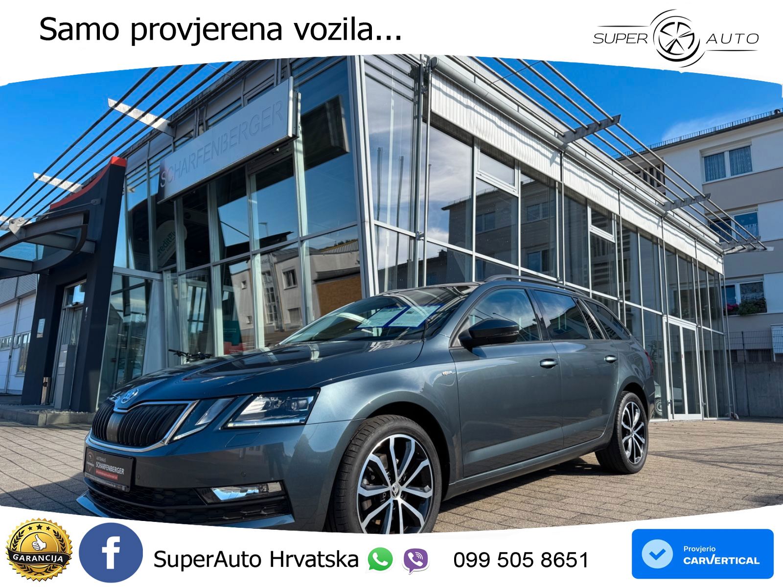 Škoda Octavia Combi 2.0 TDI (150 KS) DSG LED+GR SJED+ACC
