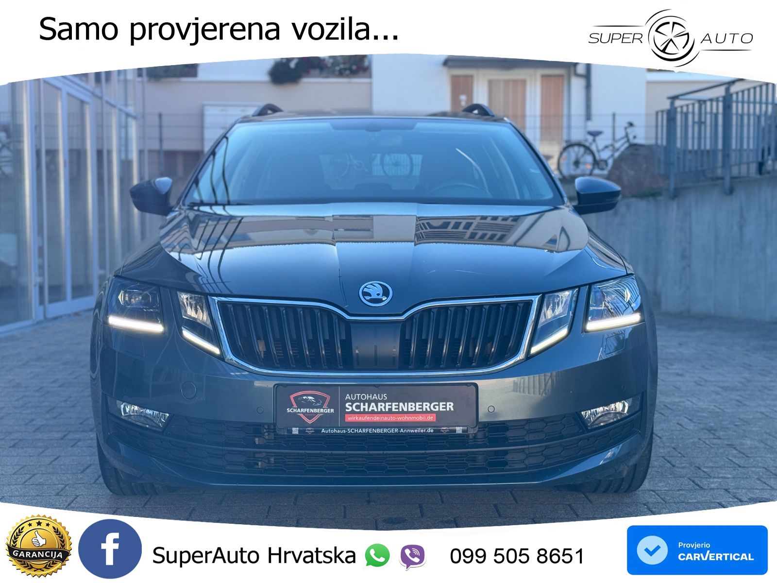 Škoda Octavia Combi 2.0 TDI (150 KS) DSG LED+GR SJED+ACC