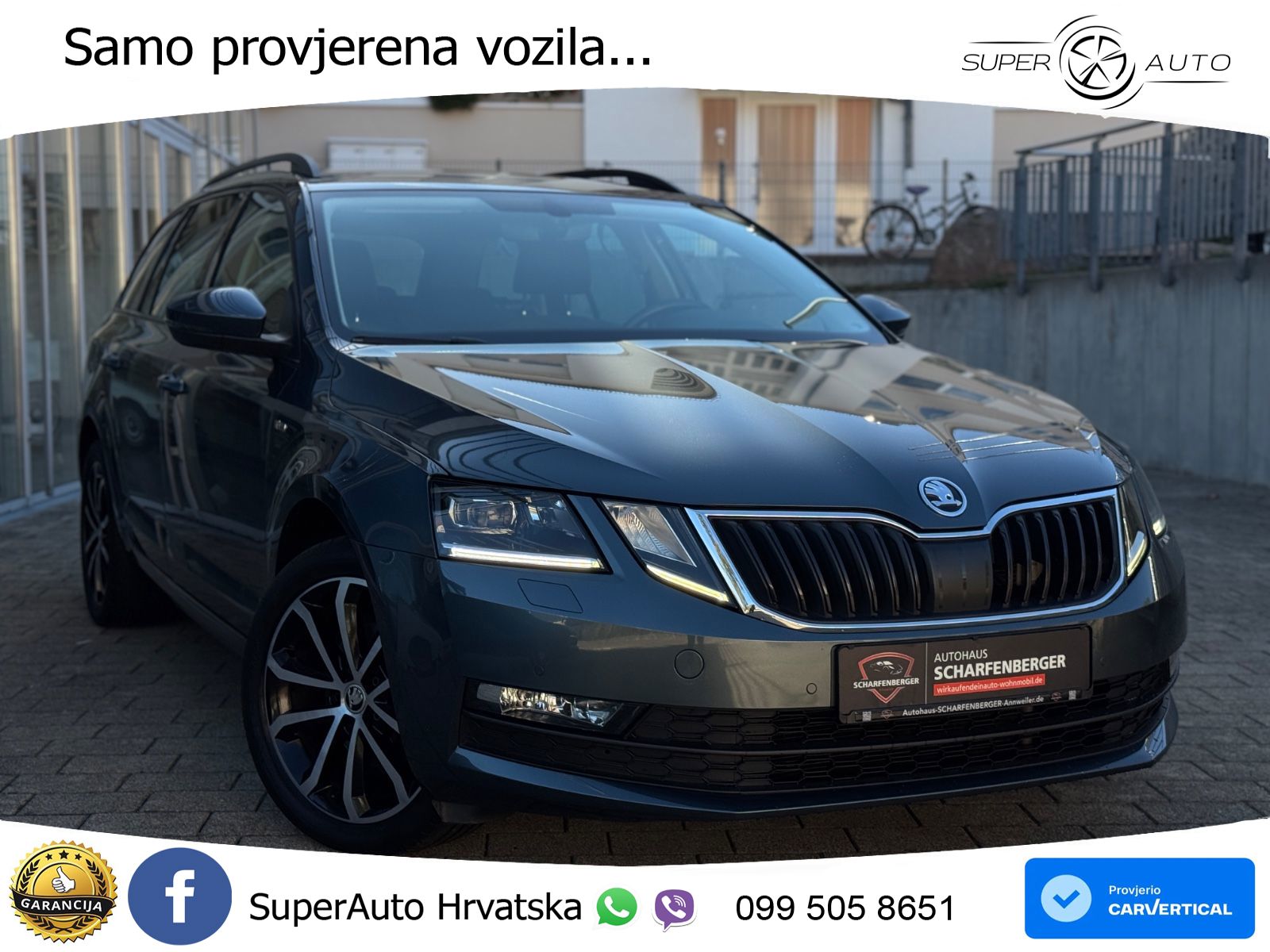 Škoda Octavia Combi 2.0 TDI (150 KS) DSG LED+GR SJED+ACC