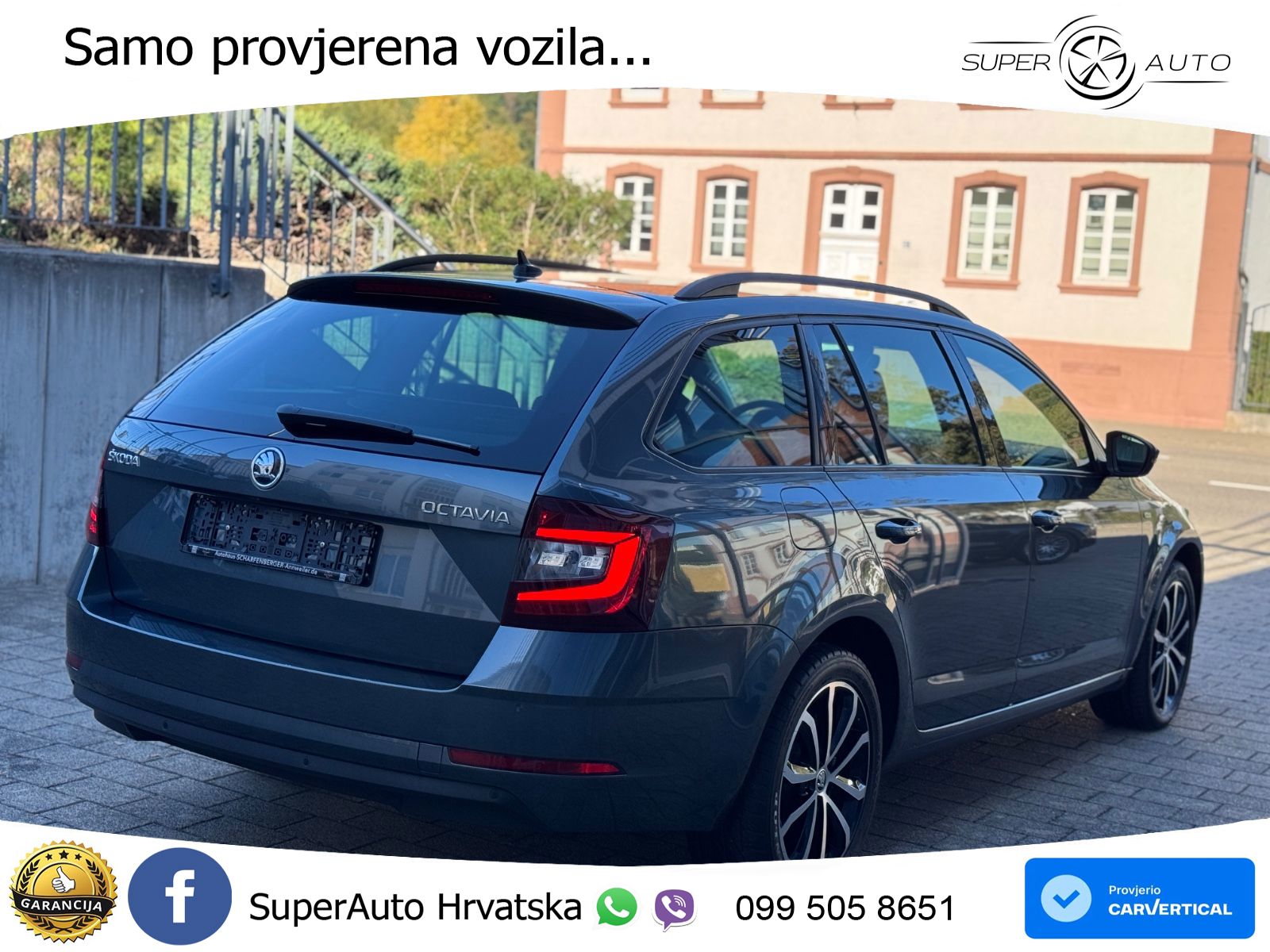 Škoda Octavia Combi 2.0 TDI (150 KS) DSG LED+GR SJED+ACC