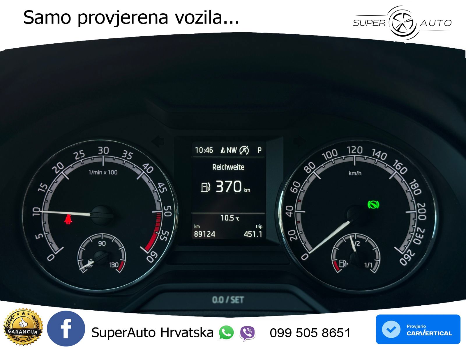 Škoda Octavia Combi 2.0 TDI (150 KS) DSG LED+GR SJED+ACC