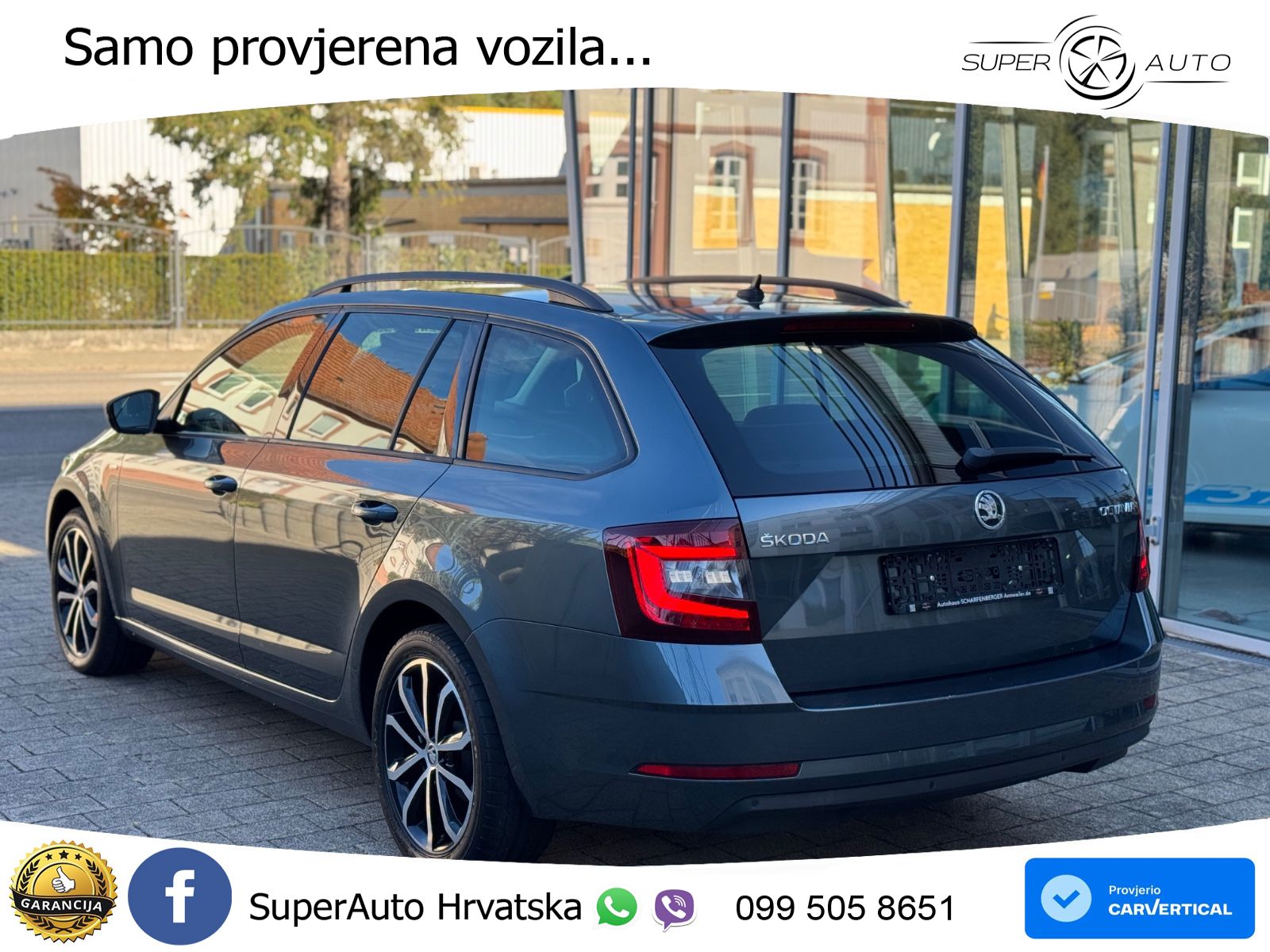 Škoda Octavia Combi 2.0 TDI (150 KS) DSG LED+GR SJED+ACC