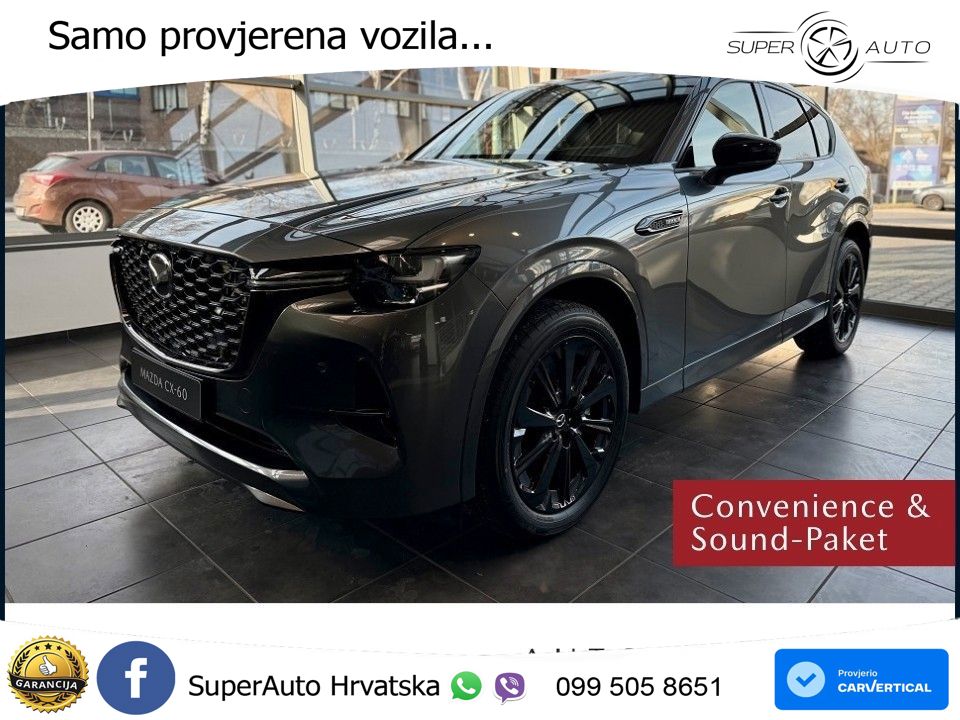 Mazda CX-60 2.5 e-Skyactiv (328 KS) AWD Automatic LED+GR SJED+ACC