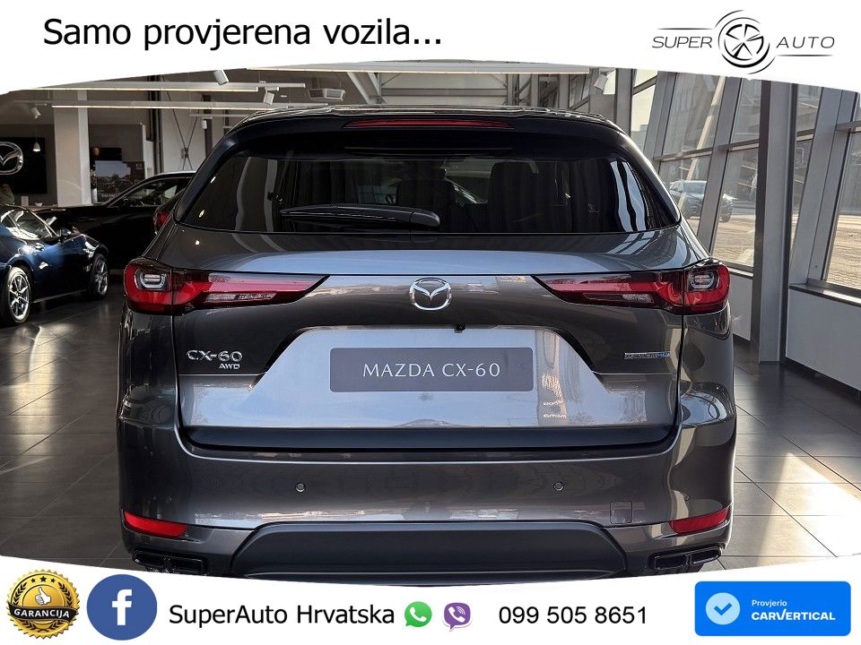 Mazda CX-60 2.5 e-Skyactiv (328 KS) AWD Automatic LED+GR SJED+ACC