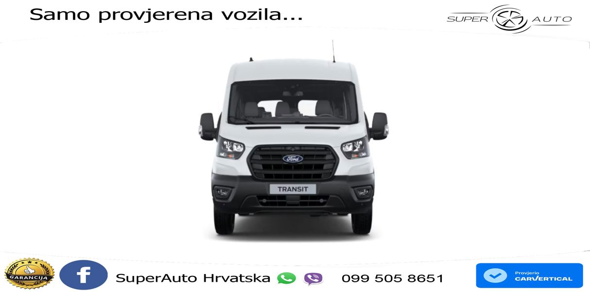 Ford Transit Kombi Trend 350 L3 NAVI*PDC*SHZ*CAM 150 KS
