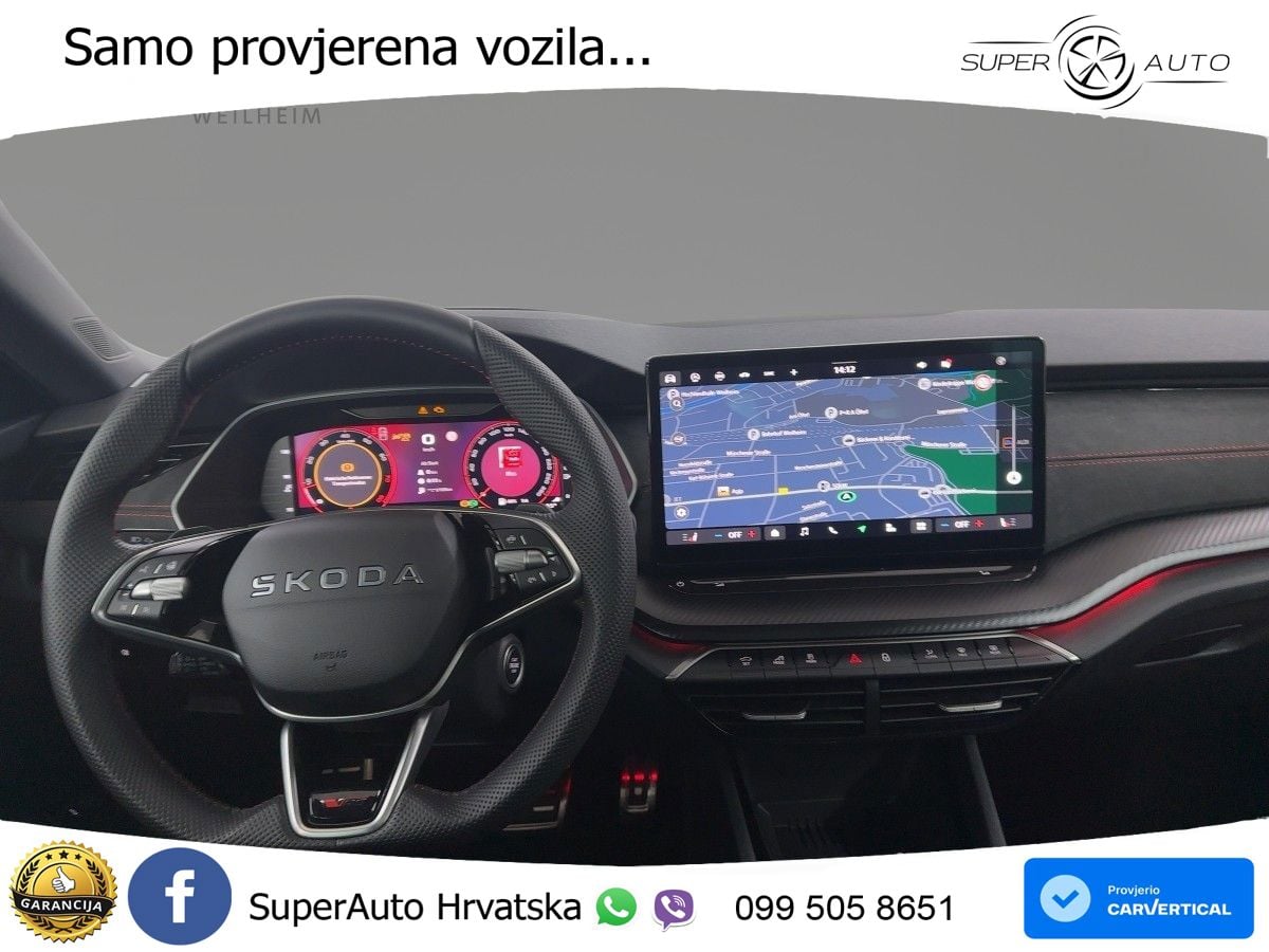 Škoda Octavia Combi RS 2.0 TSI (265 KS) DSG LED+GR SJED+ACC