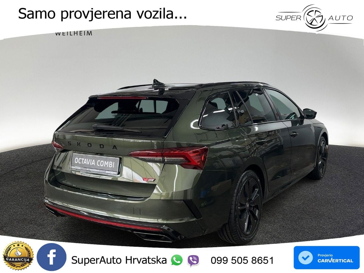 Škoda Octavia Combi RS 2.0 TSI (265 KS) DSG LED+GR SJED+ACC