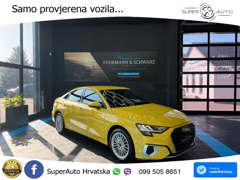 Audi A3 Limuzina 35 TFSI (150 KS) S tronic S line LED+GR SJED+ACC