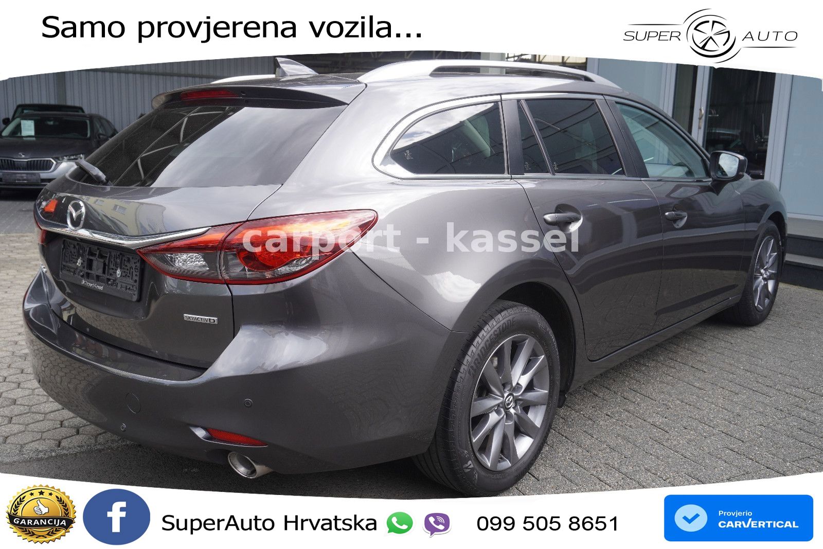 Mazda 6 Sport Combi 2.2 SKYACTIV-D (150 KS) LED+GR SJED+ACC