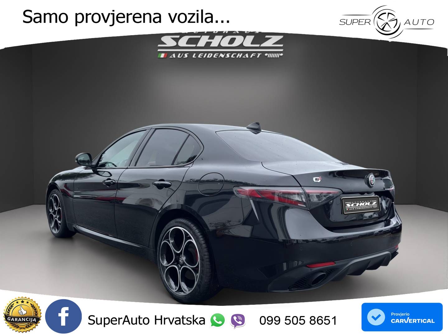 Alfa Romeo Giulia 2.0 Turbo (280 KS) AWD Automatic LED+GR SJED+ACC