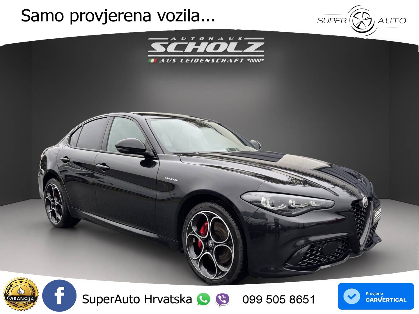 Alfa Romeo Giulia 2.0 Turbo (280 KS) AWD Automatic LED+GR SJED+ACC