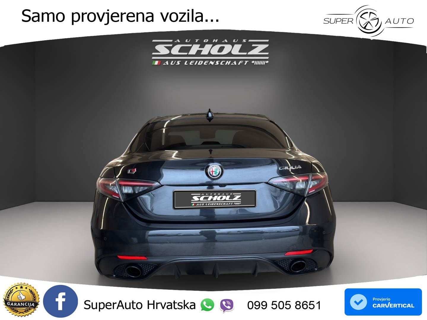 Alfa Romeo Giulia 2.0 Turbo (280 KS) AWD Automatic LED+GR SJED+ACC