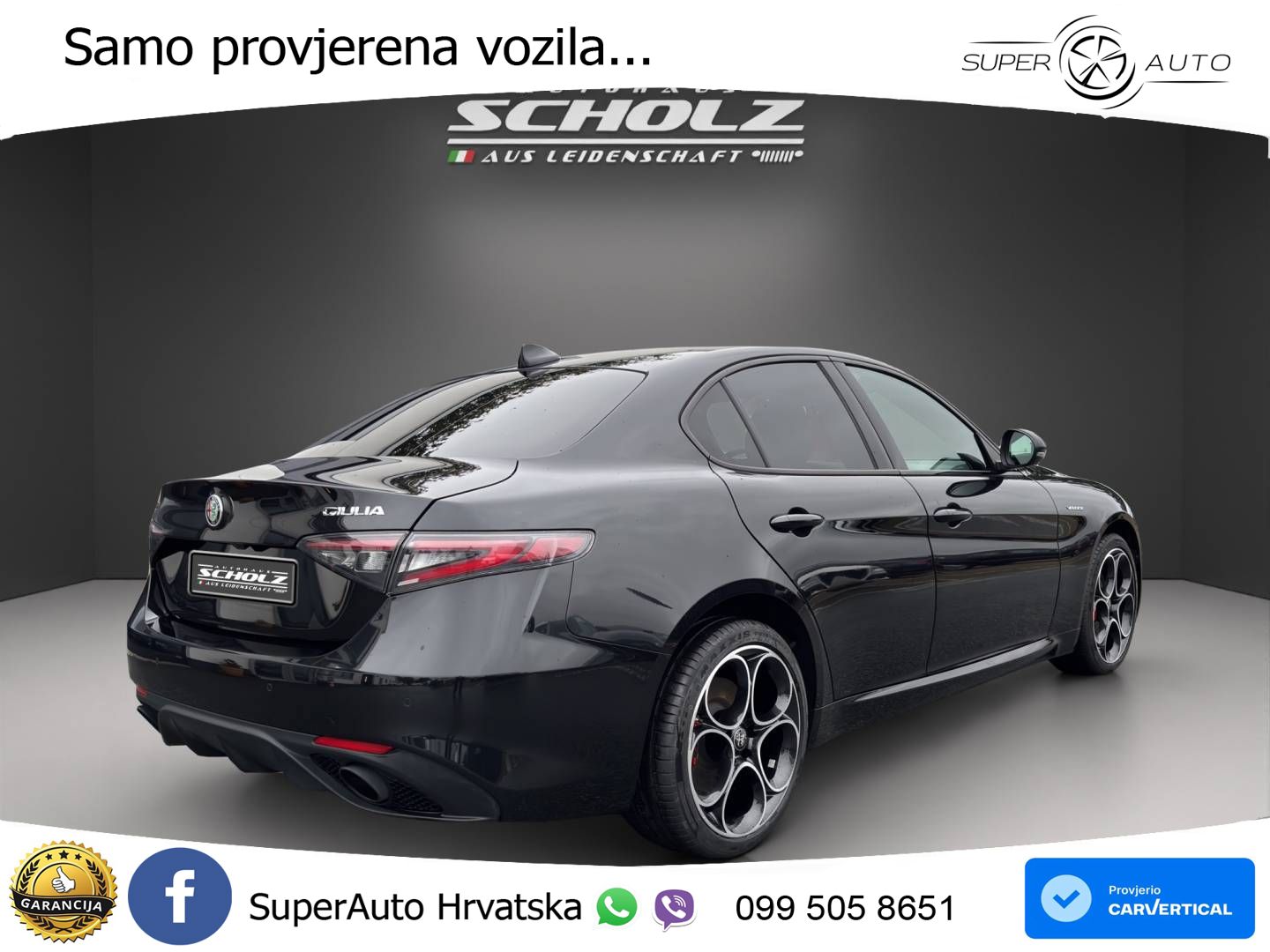 Alfa Romeo Giulia 2.0 Turbo (280 KS) AWD Automatic LED+GR SJED+ACC
