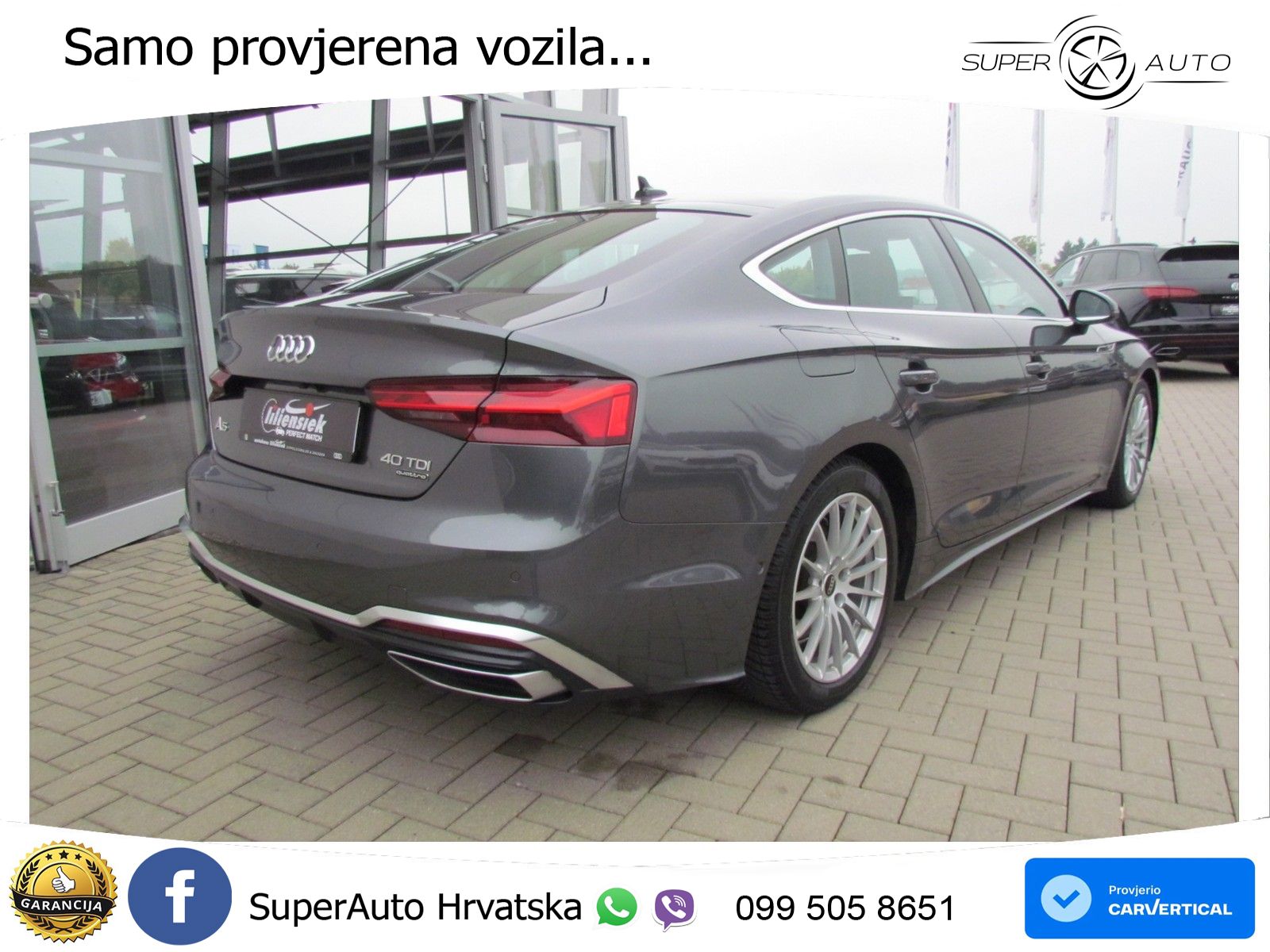 Audi A5 Sportback 40 TDI (204 KS) quattro S tronic S line