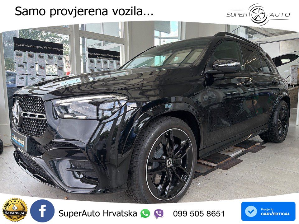 Mercedes GLE 450d (367 KS) EQ Boost 4MATIC 9G-TRONIC AMG ACC+HEAD+GR SJED+360+PANO