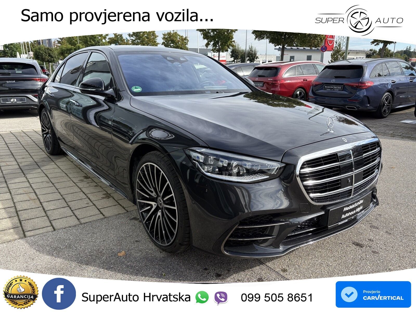 Mercedes S 450d (367 KS) EQ Boost 4MATIC 9G-TRONIC AMG ACC+HEAD+4xGR SJED+360+PANO