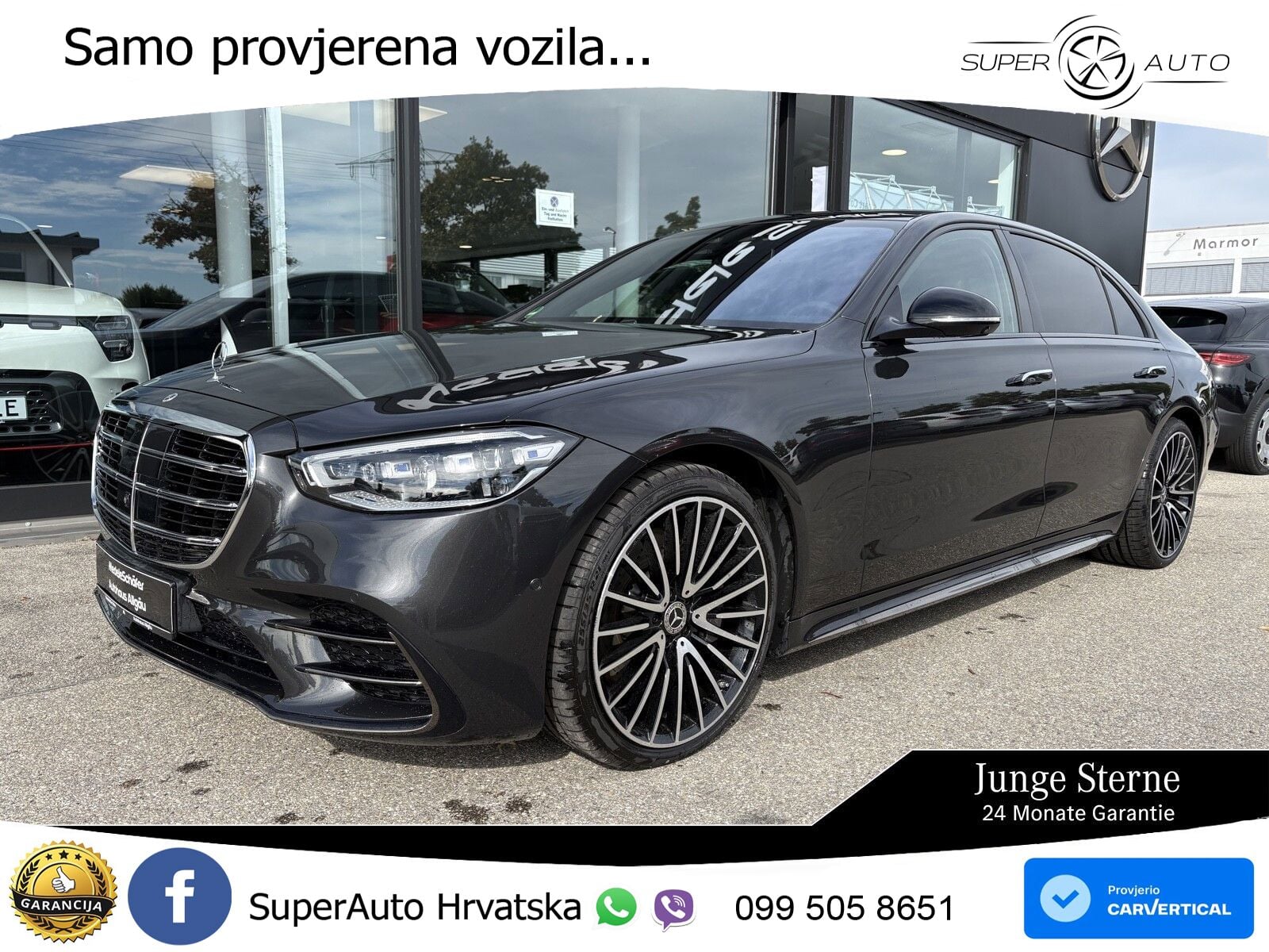 Mercedes S 450d (367 KS) EQ Boost 4MATIC 9G-TRONIC AMG ACC+HEAD+4xGR SJED+360+PANO