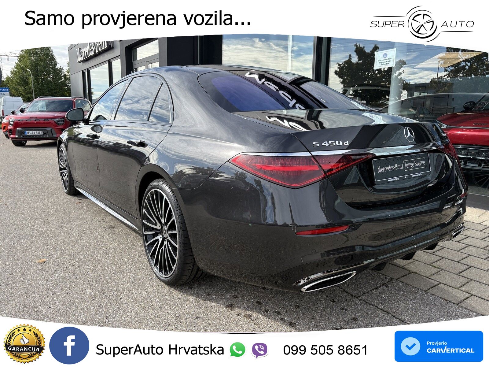 Mercedes S 450d (367 KS) EQ Boost 4MATIC 9G-TRONIC AMG ACC+HEAD+4xGR SJED+360+PANO