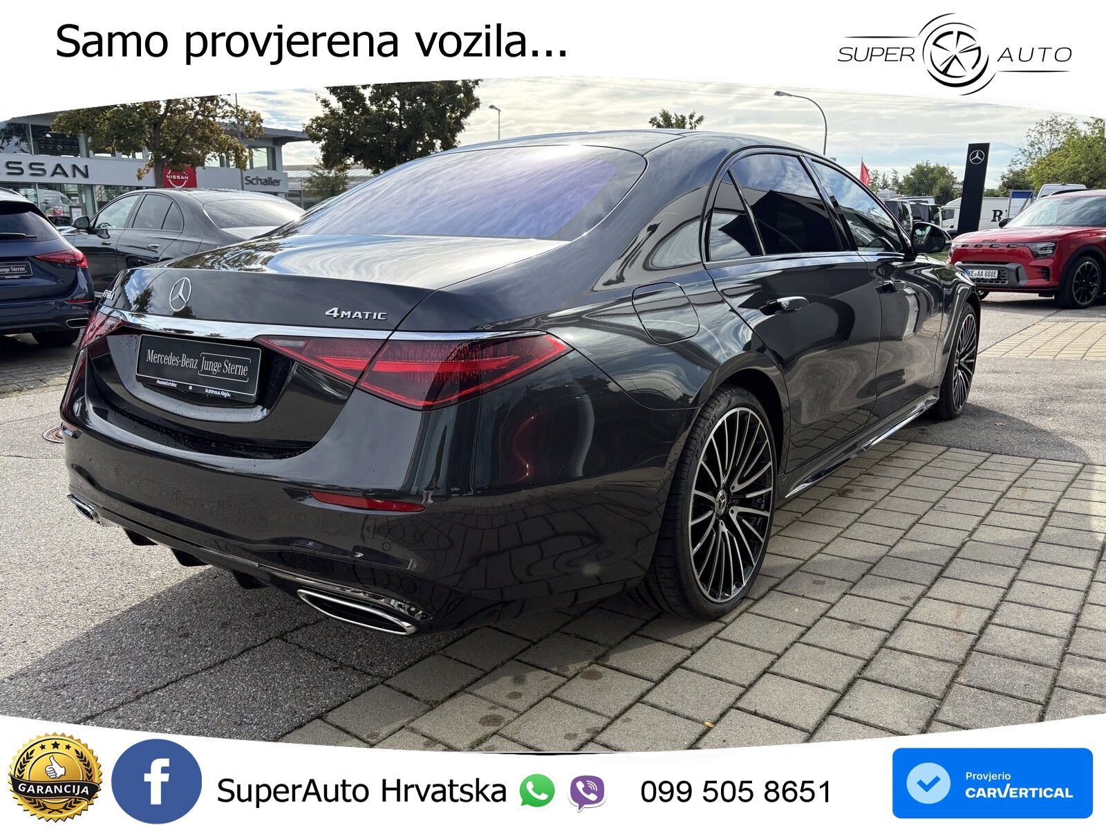 Mercedes S 450d (367 KS) EQ Boost 4MATIC 9G-TRONIC AMG ACC+HEAD+4xGR SJED+360+PANO