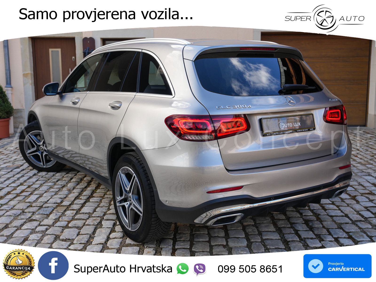 Mercedes GLC 300d (245 KS) 4MATIC G-TRONIC AMG LED+GR SJED+ACC