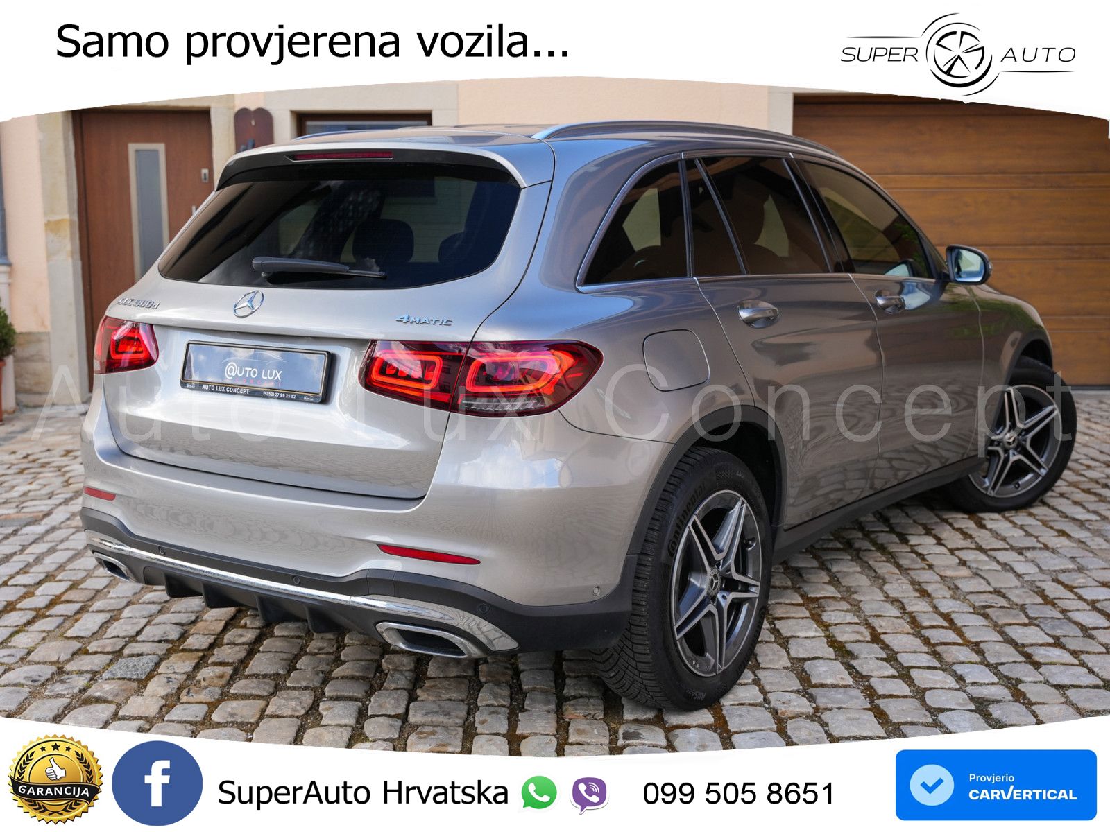 Mercedes GLC 300d (245 KS) 4MATIC G-TRONIC AMG LED+GR SJED+ACC