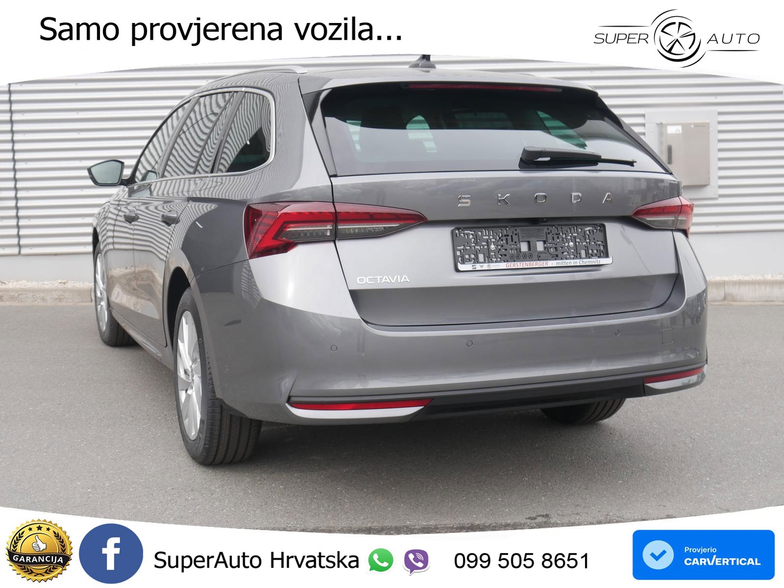 Škoda Octavia Combi 1.5 TSI (150 KS) DSG Selection MATRIX+GR SJED+KAM