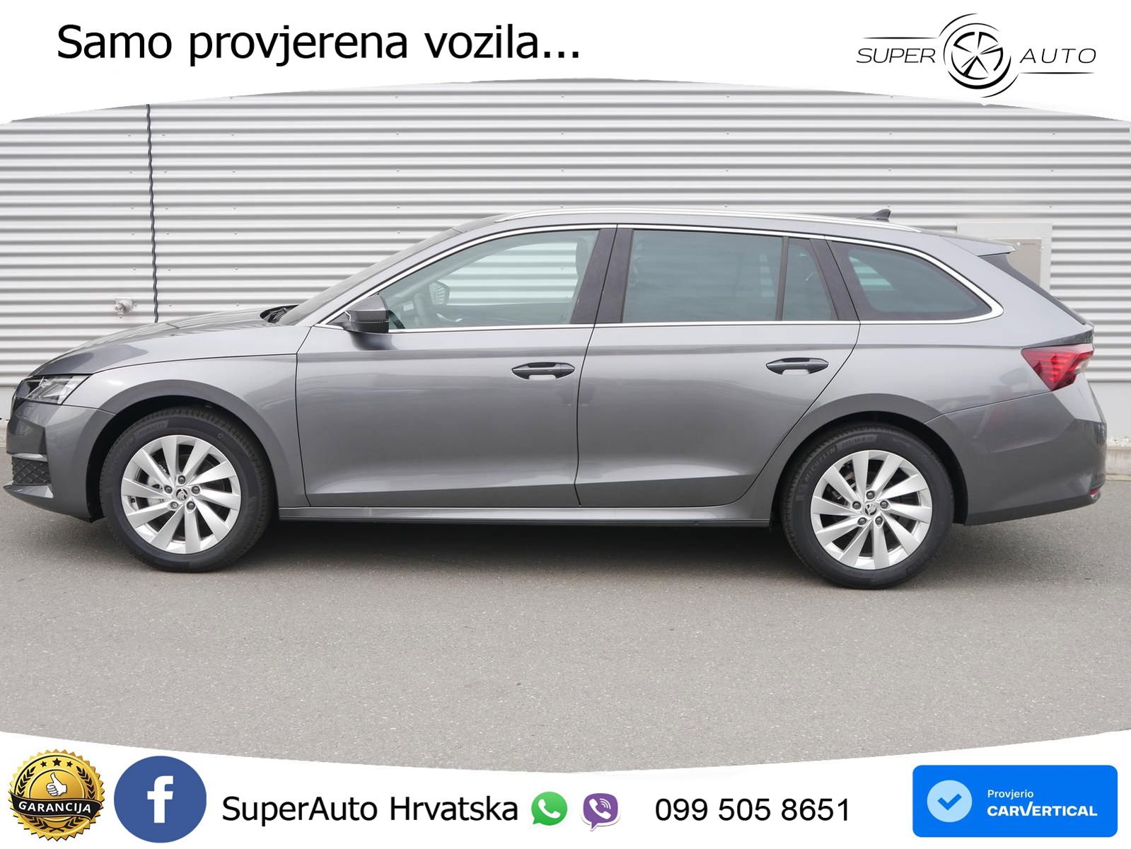 Škoda Octavia Combi 1.5 TSI (150 KS) DSG Selection MATRIX+GR SJED+KAM