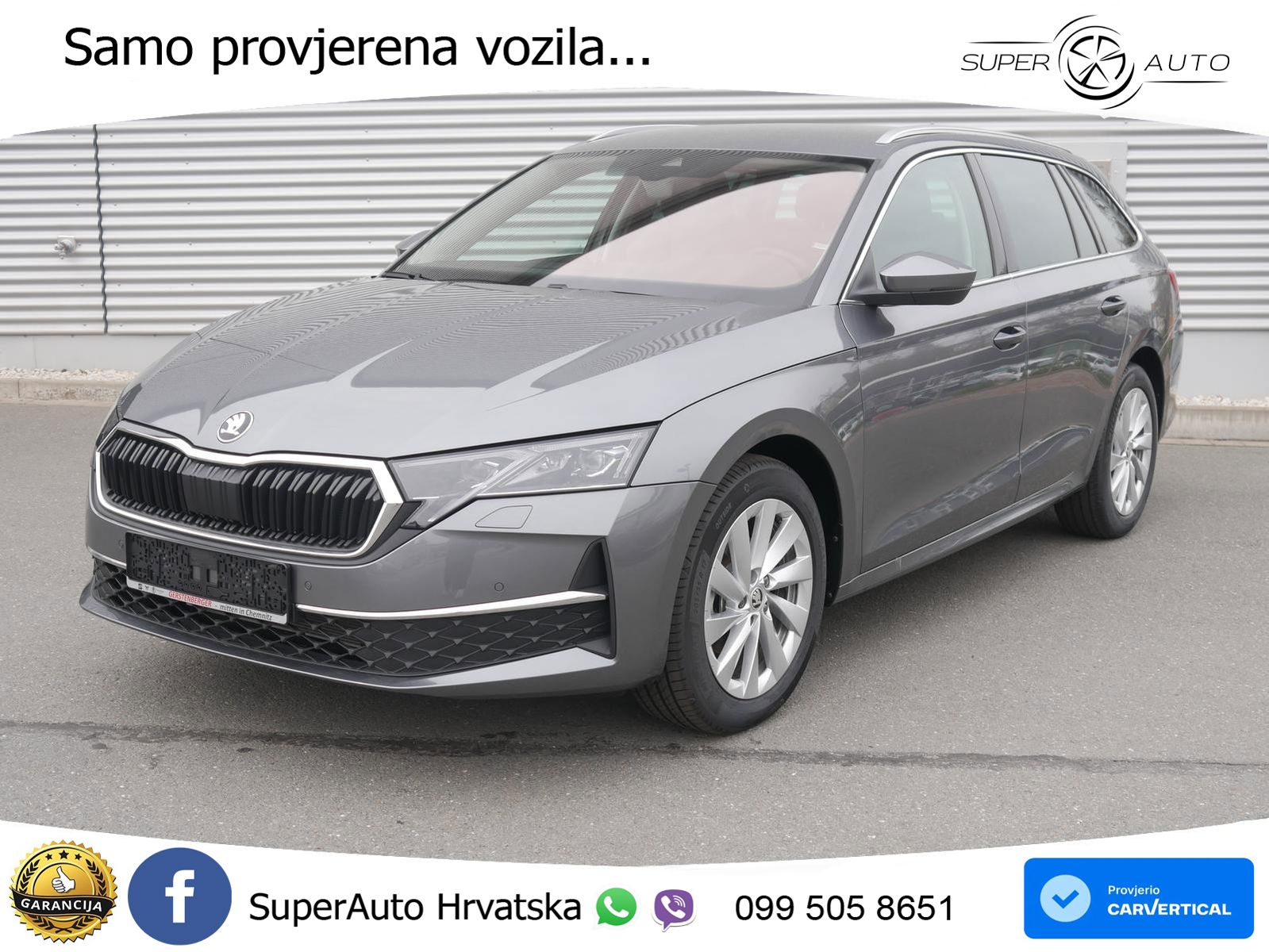 Škoda Octavia Combi 1.5 TSI (150 KS) DSG Selection MATRIX+GR SJED+KAM