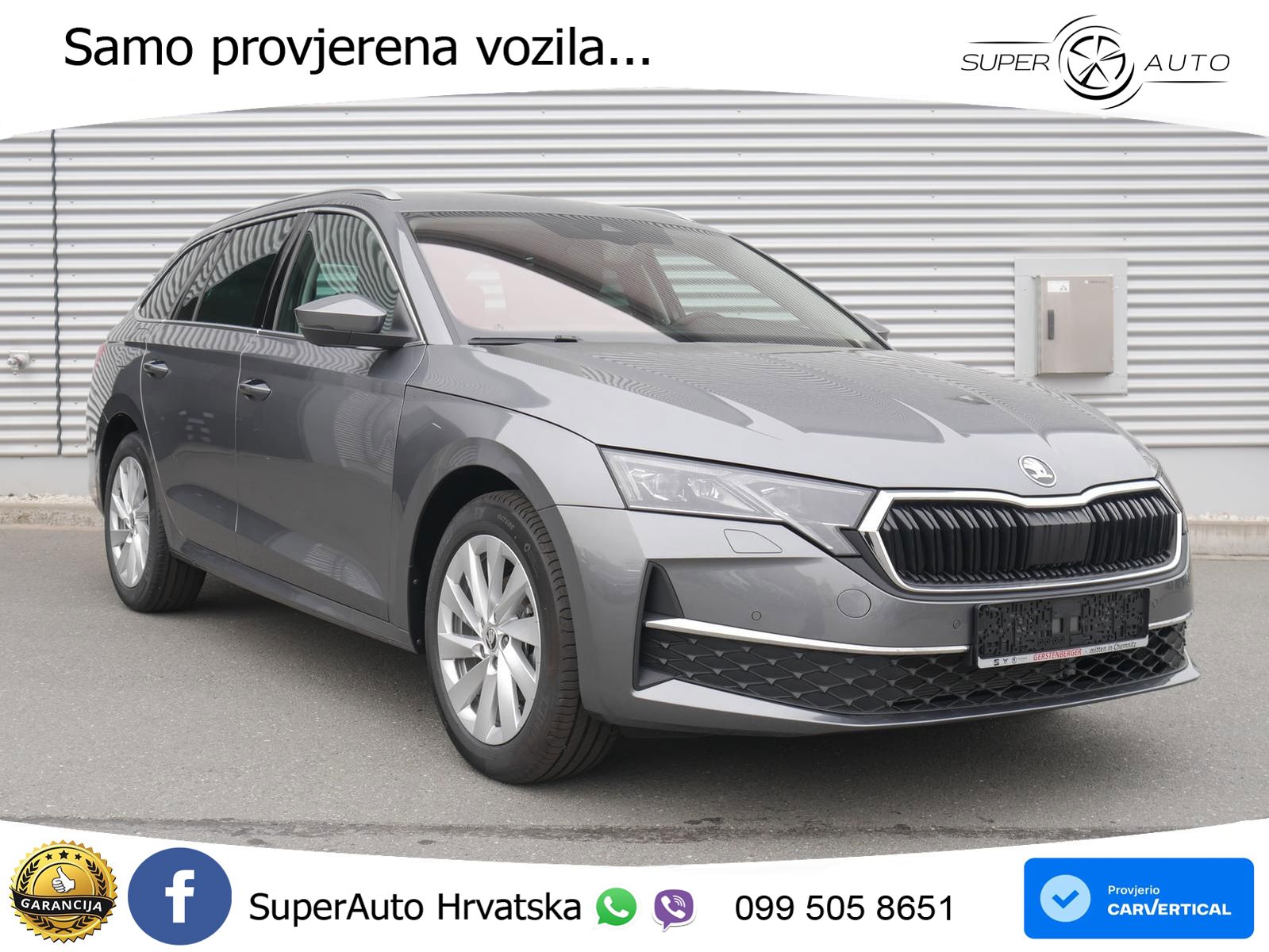 Škoda Octavia Combi 1.5 TSI (150 KS) DSG Selection MATRIX+GR SJED+KAM