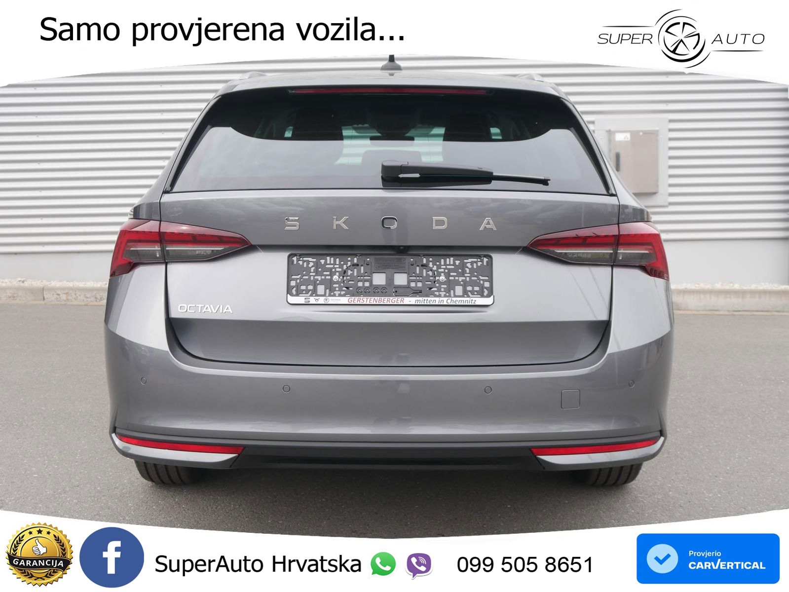 Škoda Octavia Combi 1.5 TSI (150 KS) DSG Selection MATRIX+GR SJED+KAM