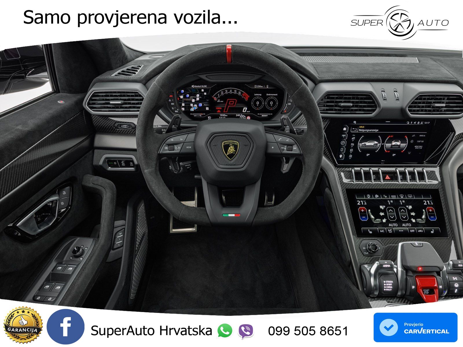 Lamborghini Urus S 4.0 V8 (666 KS) 4WD Automatic LED+GR SJED+ACC