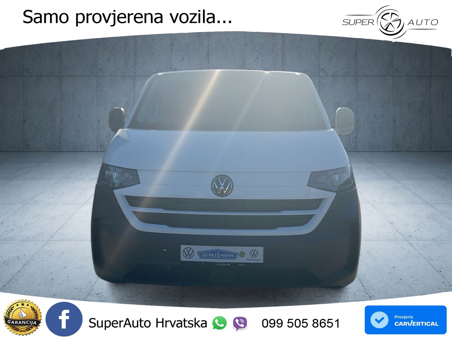 Volkswagen T7 Transporter KR TDI AHK KAMERA GRA LED CARPLAY 110 KS