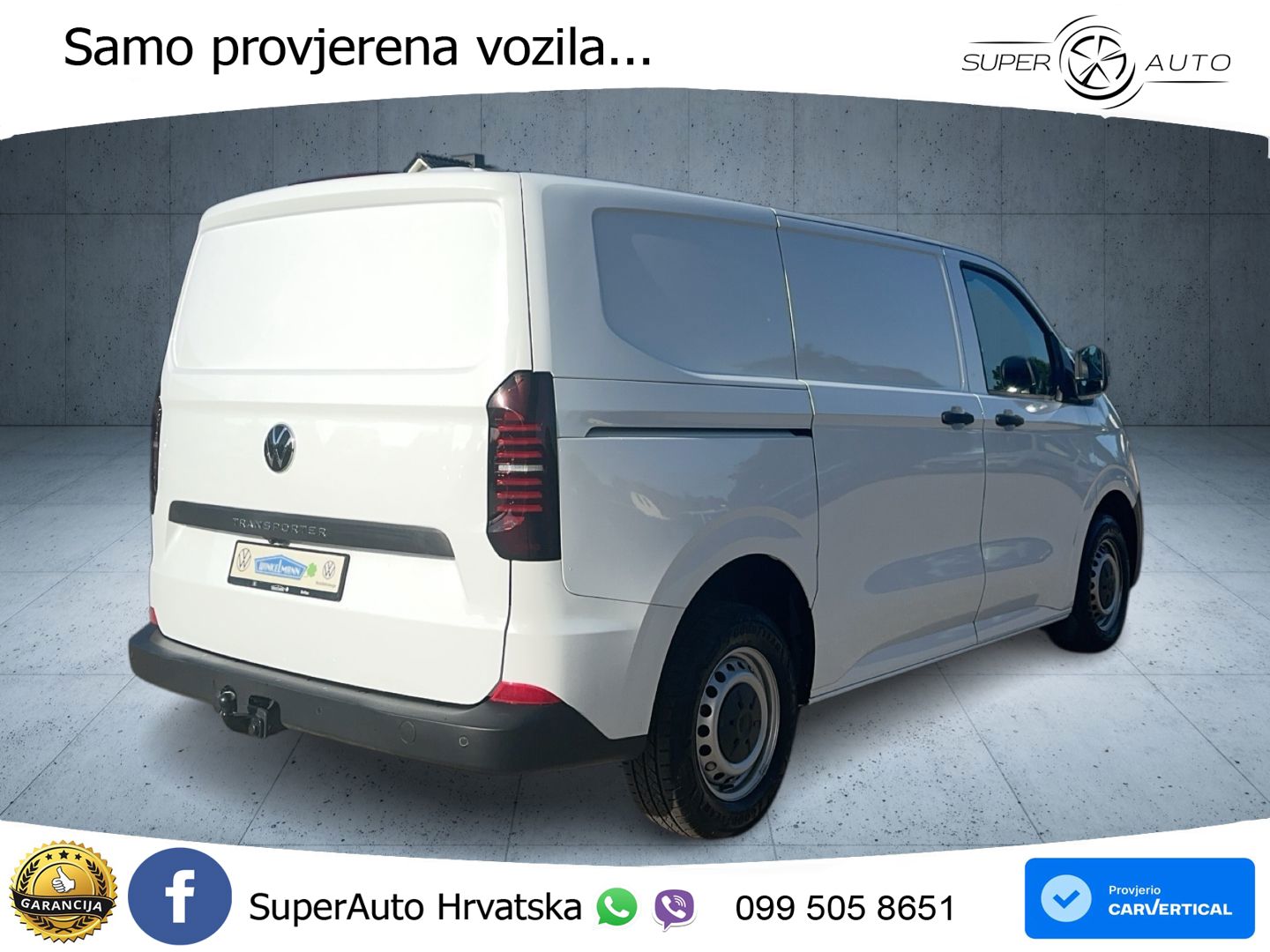 Volkswagen T7 Transporter KR TDI AHK KAMERA GRA LED CARPLAY 110 KS