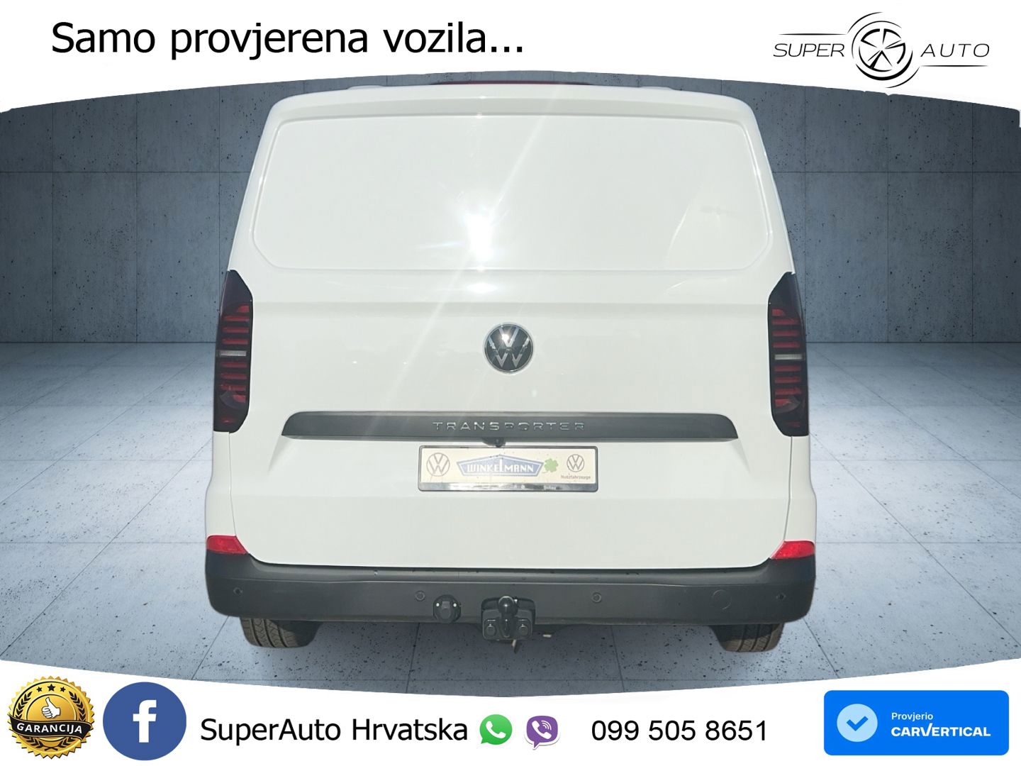 Volkswagen T7 Transporter KR TDI AHK KAMERA GRA LED CARPLAY 110 KS