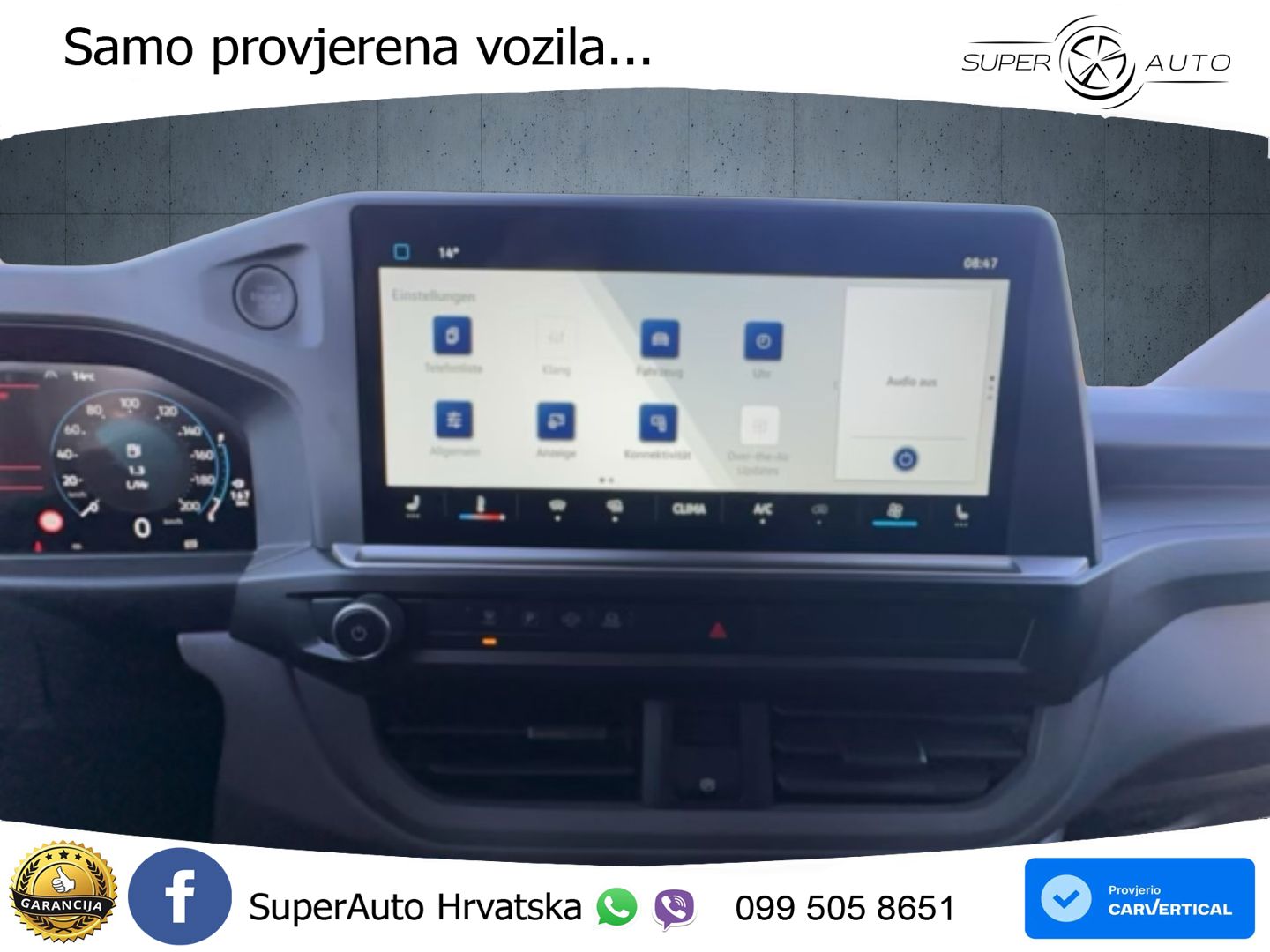 Volkswagen T7 Transporter KR TDI AHK KAMERA GRA LED CARPLAY 110 KS
