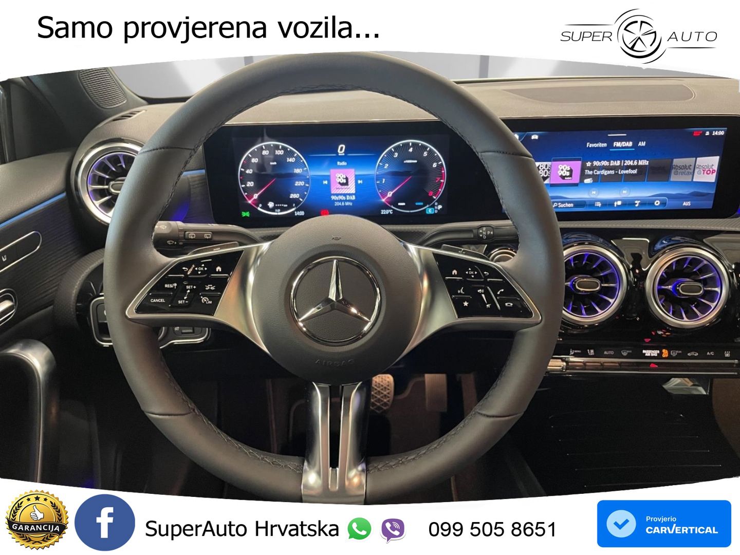 Mercedes-Benz A 180 7G-DCT LED+GR SJED+ACC